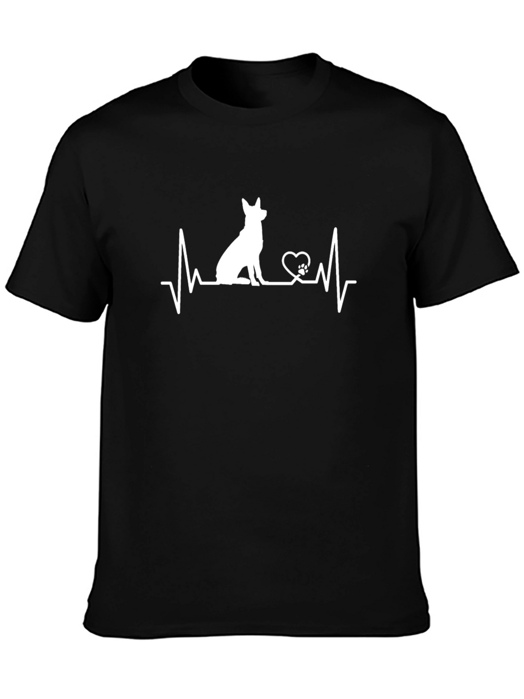 Dog Heartbeat T-Shirt - Pet Lover Tee