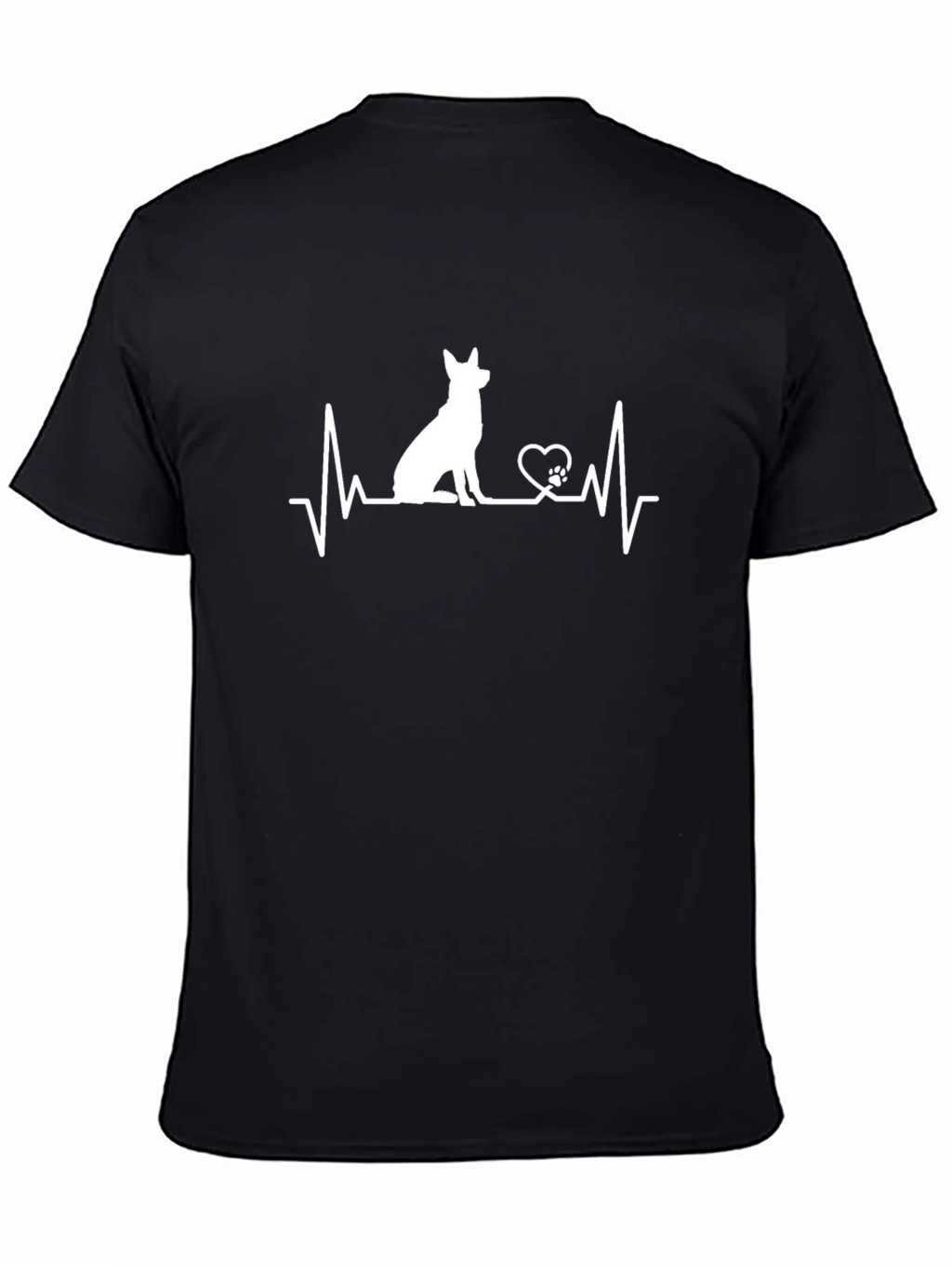 Dog Heartbeat T-Shirt - Pet Lover Tee