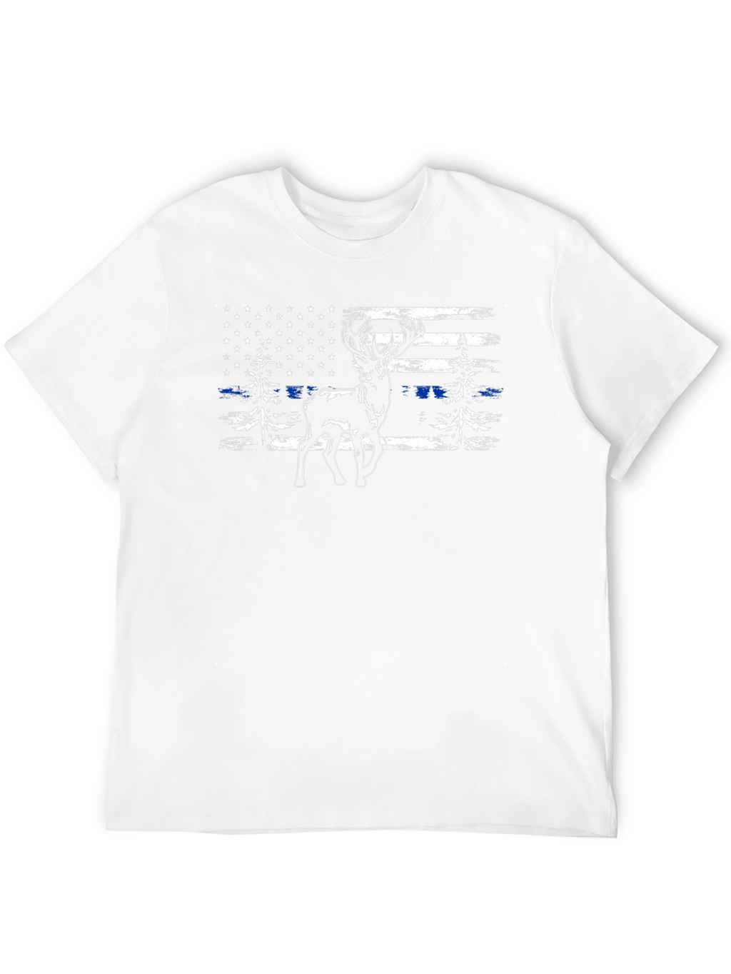 Deer American Flag T-Shirt