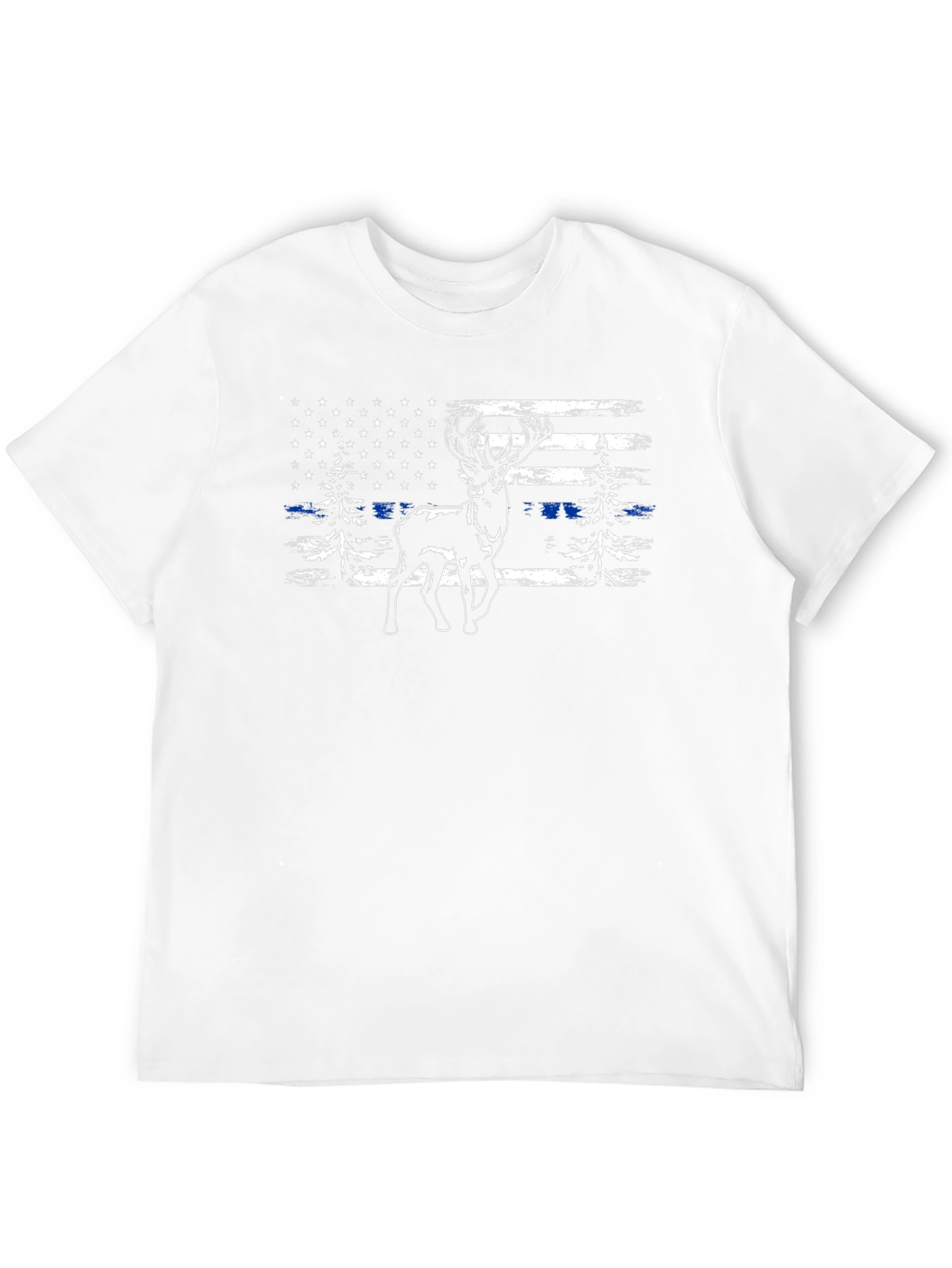 Deer American Flag T-Shirt