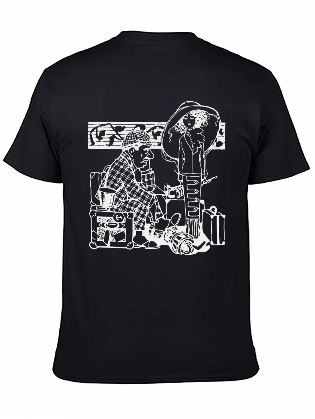 Retro Cartoon Graphic Print T-Shirt