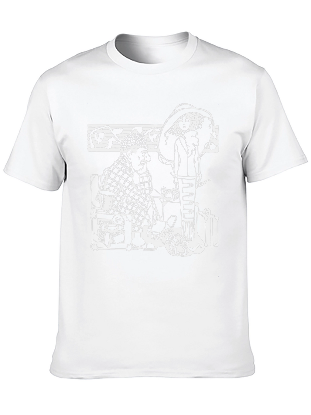 Retro Cartoon Graphic Print T-Shirt