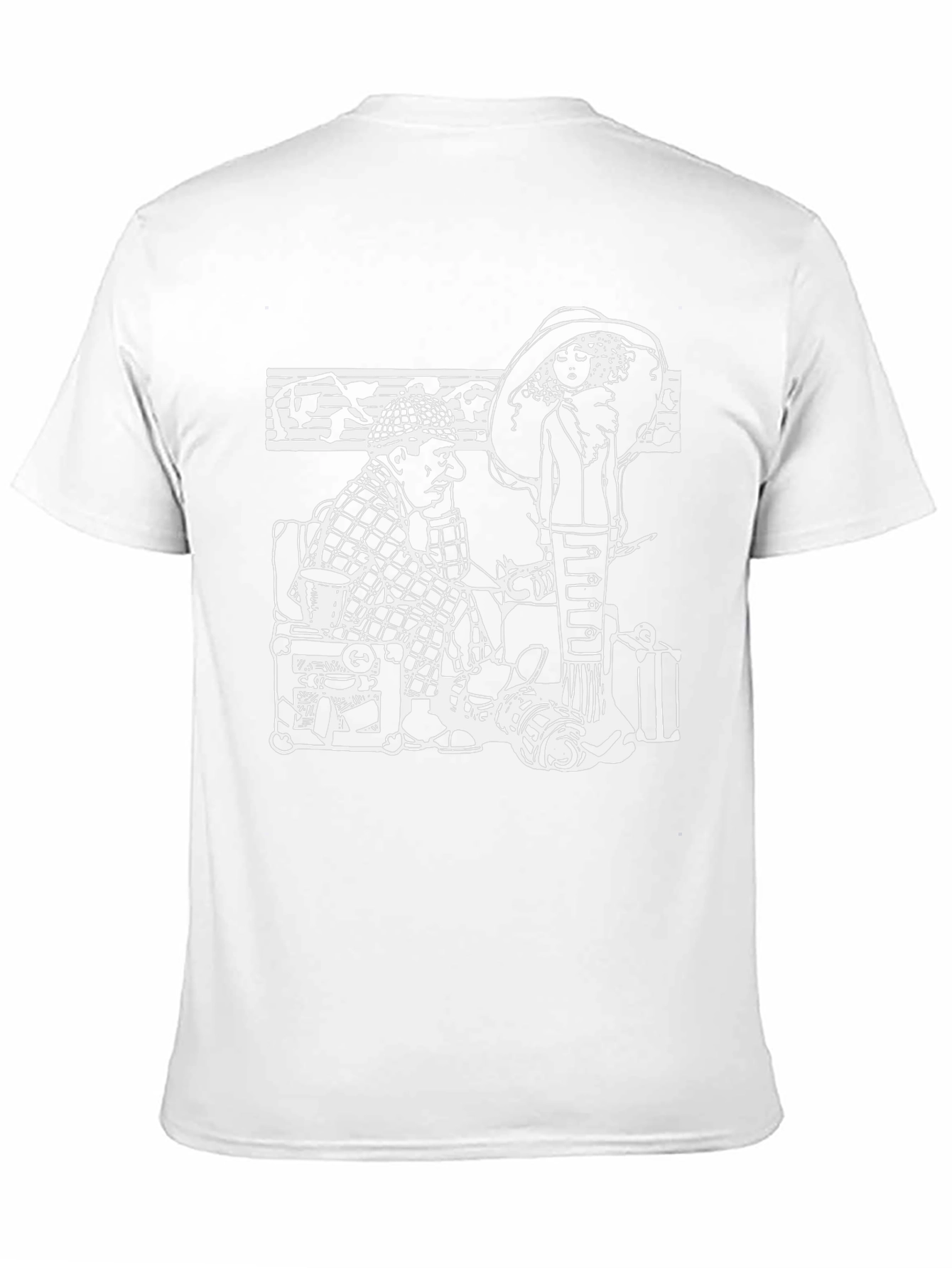 Retro Cartoon Graphic Print T-Shirt