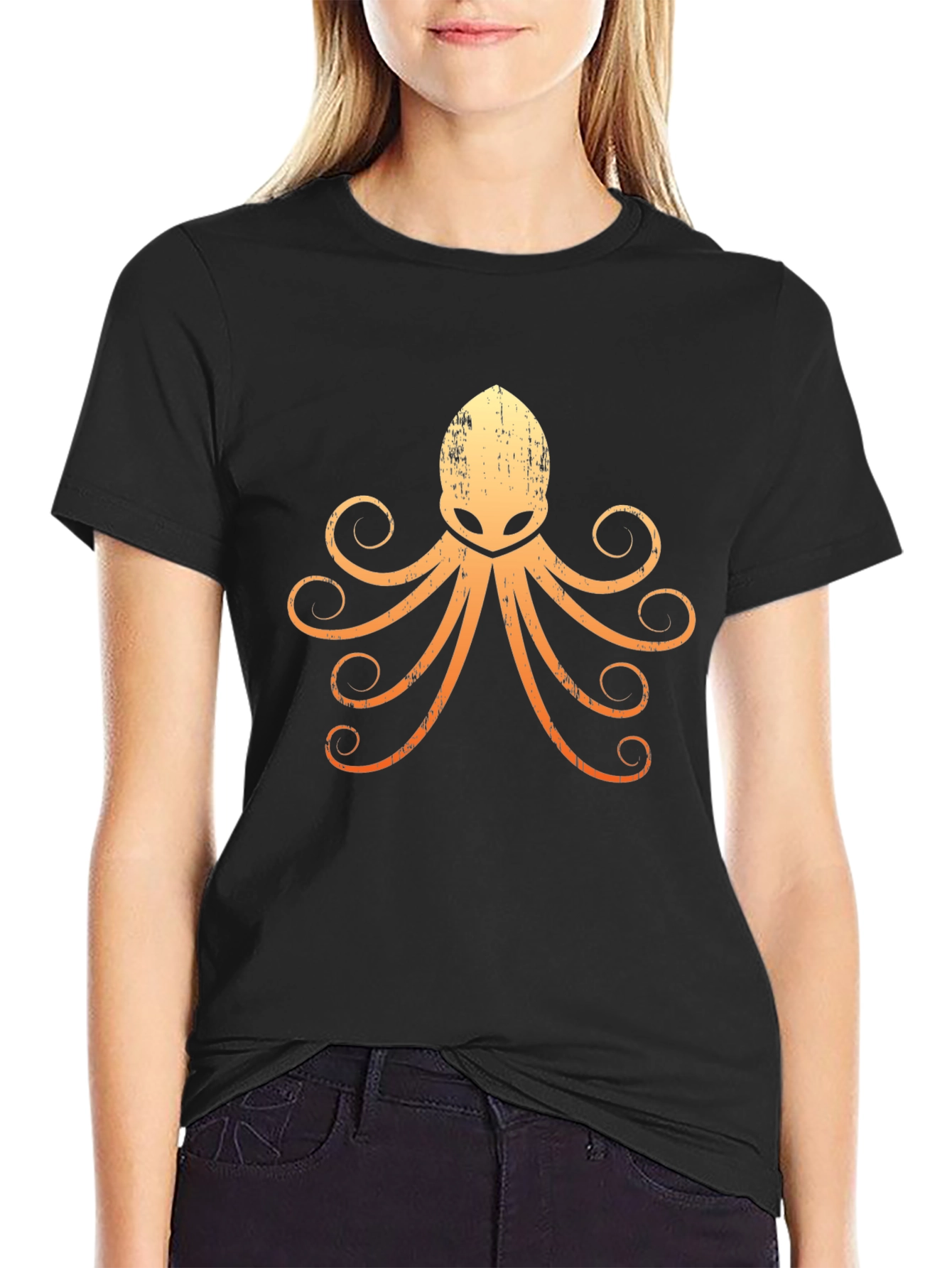 Mens Graphic Octopus T-Shirt