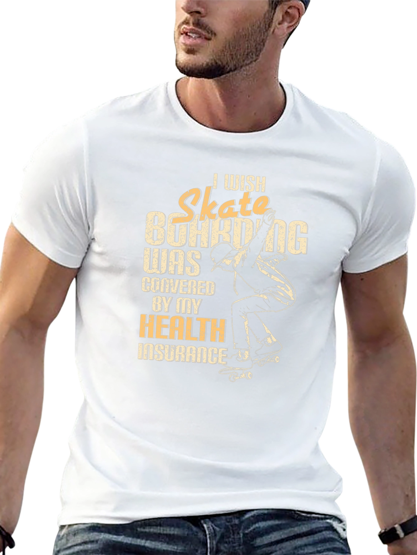 Skateboarding Health Insurance T-Shirt