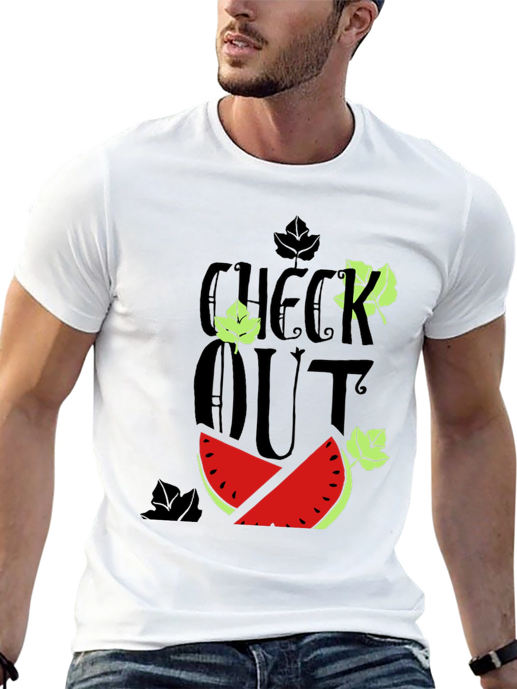 Check Out Watermelon Graphic Tee
