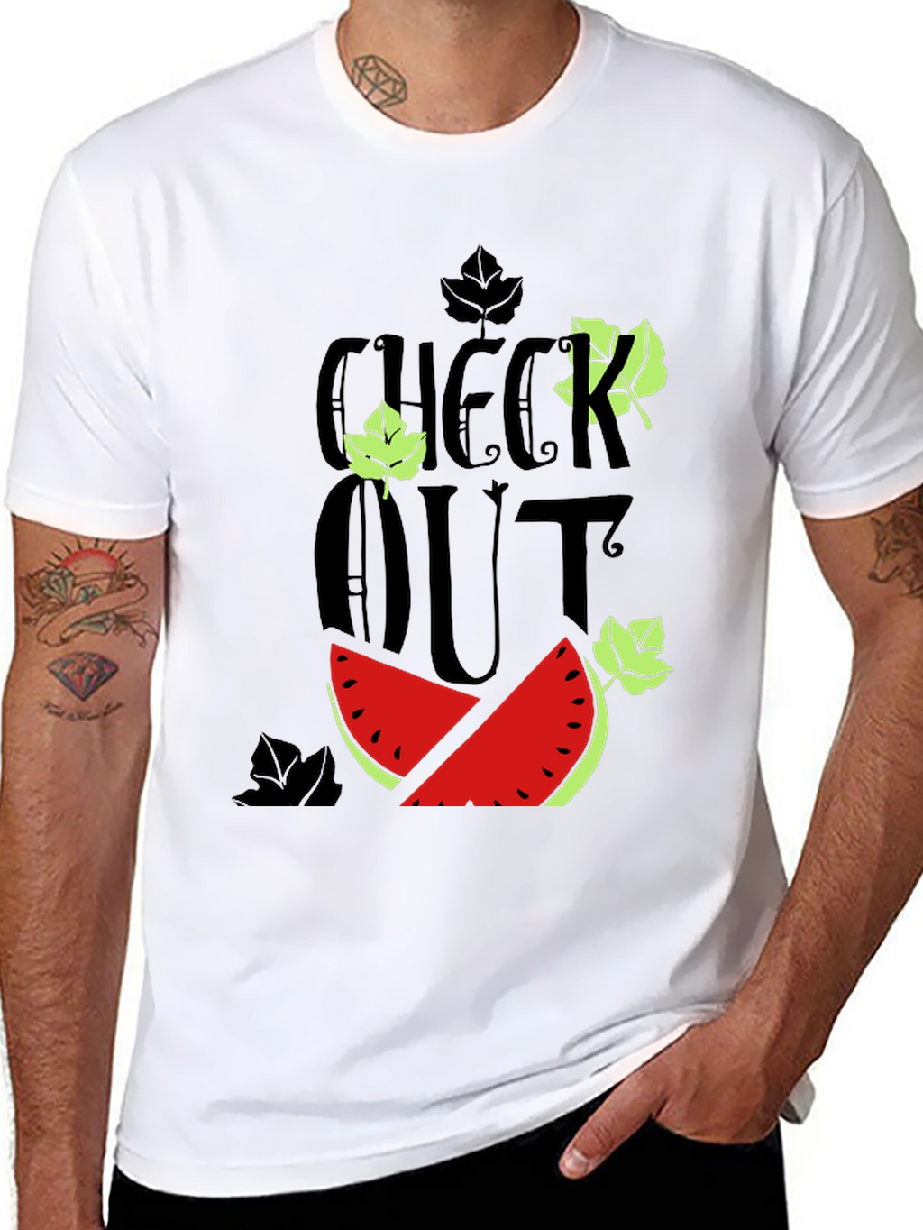 Check Out Watermelon Graphic Tee