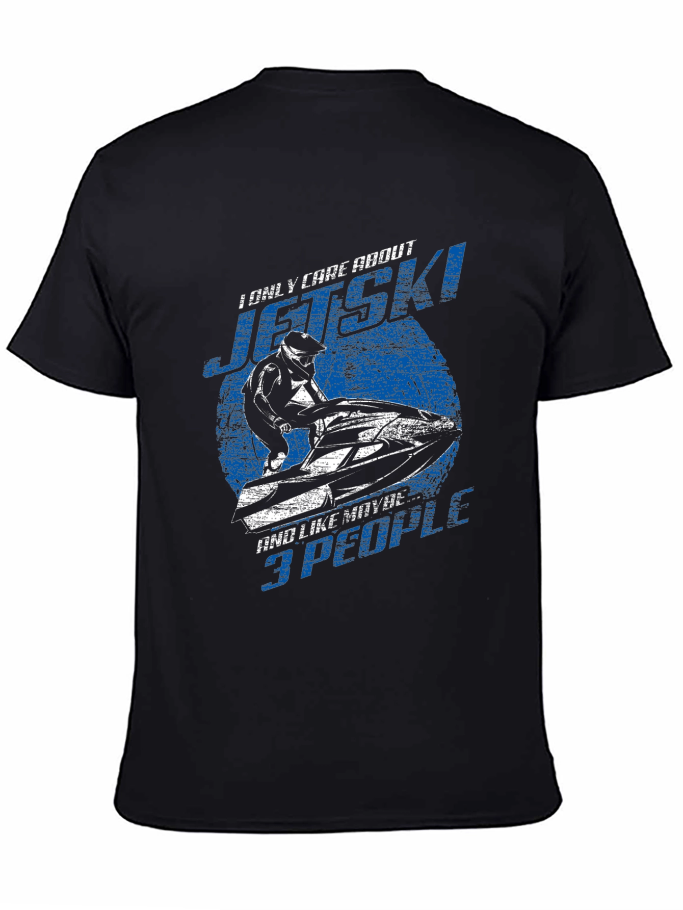 Jet Ski Lover Tee - Only Cares About Jet Skiing T-Shirt