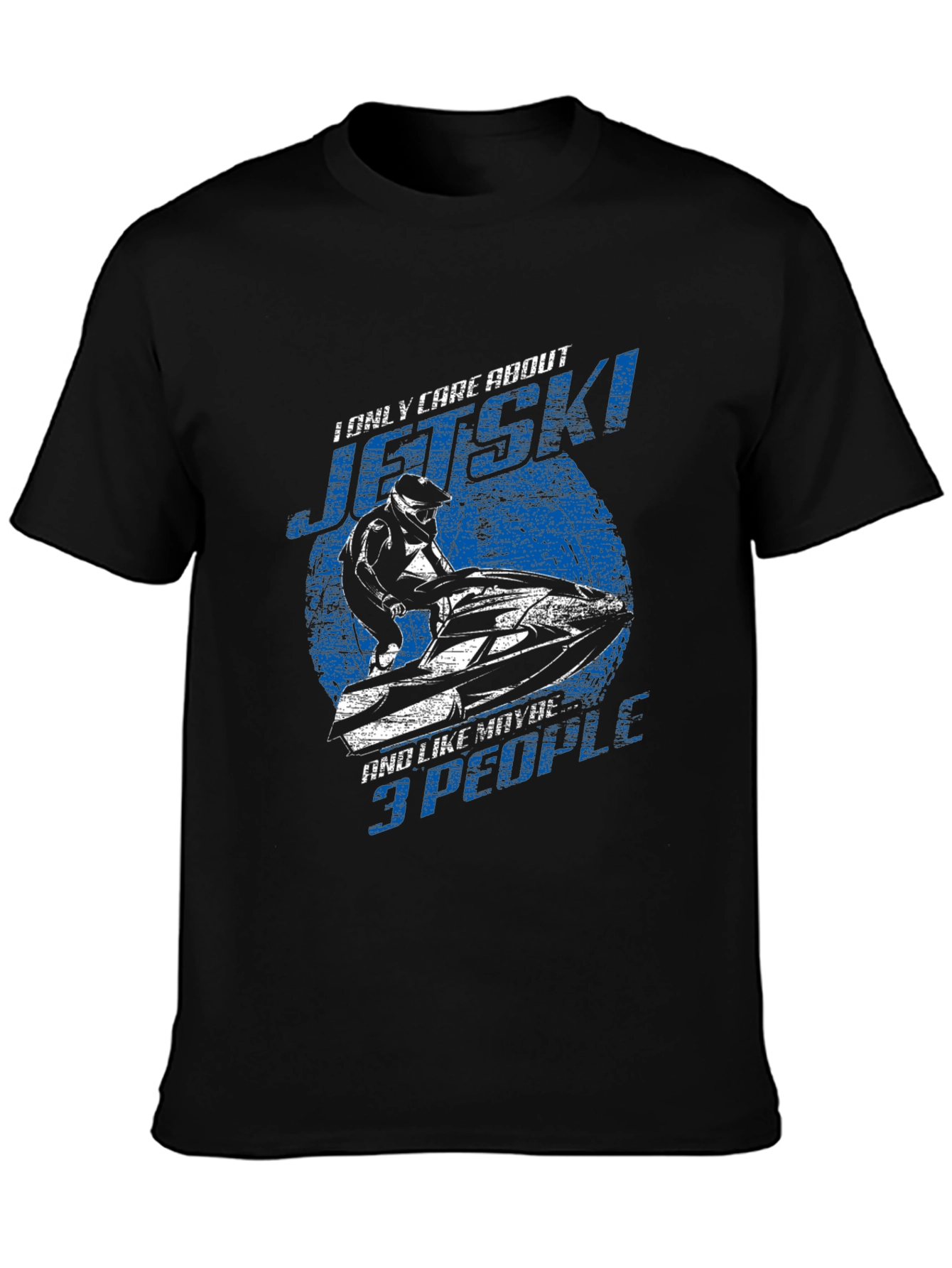 Jet Ski Lover Tee - Only Cares About Jet Skiing T-Shirt