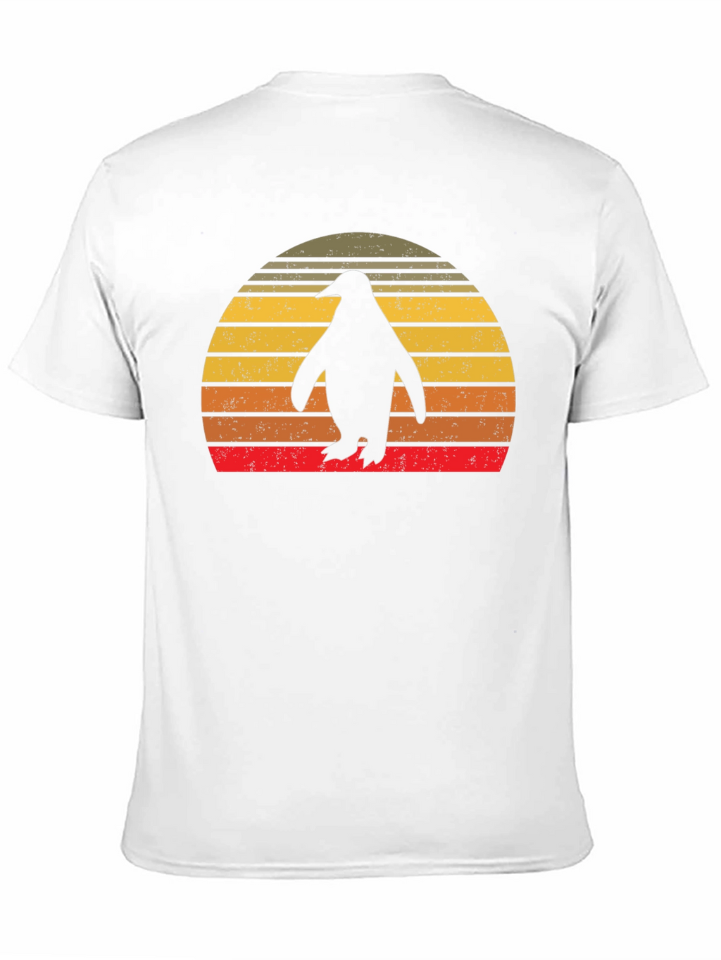 Retro Penguin Sunset T-Shirt
