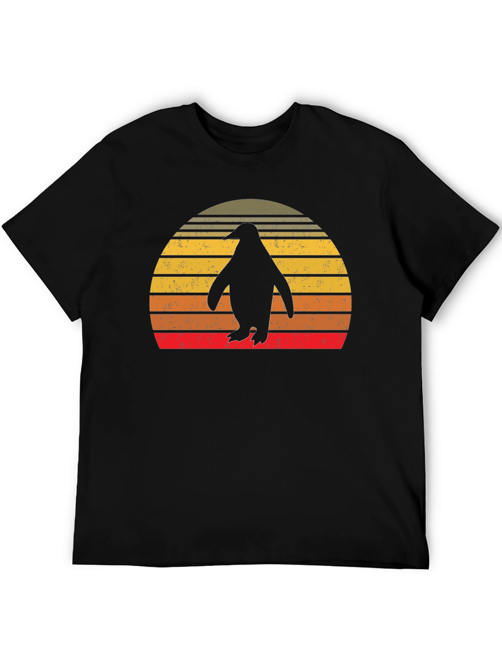 Retro Penguin Sunset T-Shirt