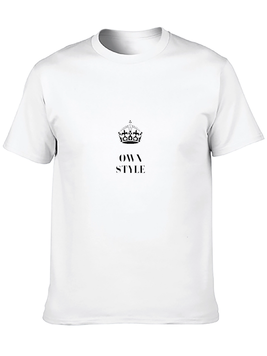 Own Style Graphic Black T-Shirt