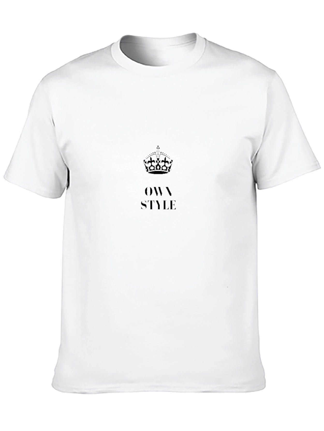 Own Style Graphic Black T-Shirt