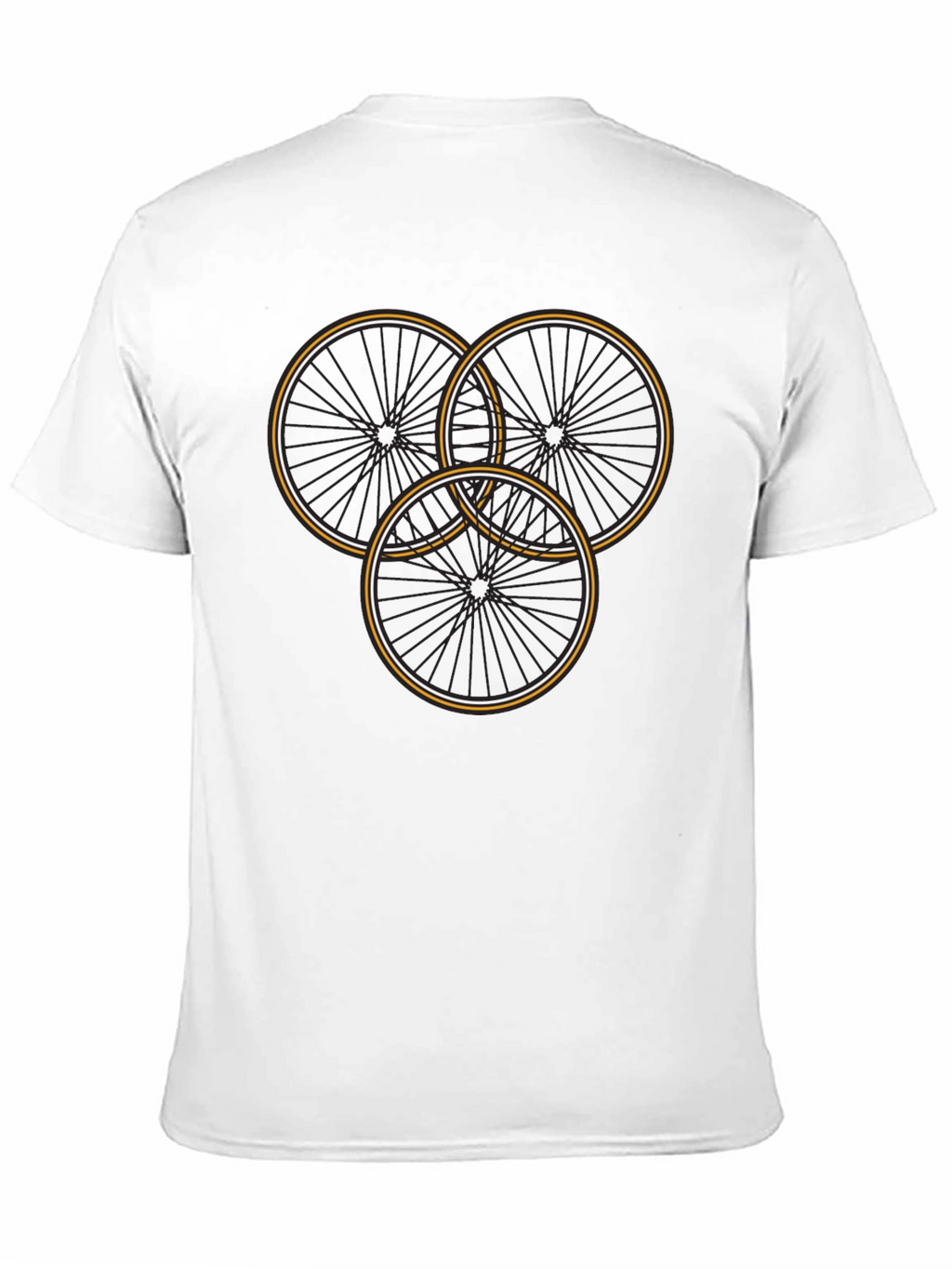 Cycle Wheel Graphic Tee - Stylish Mens T-Shirt