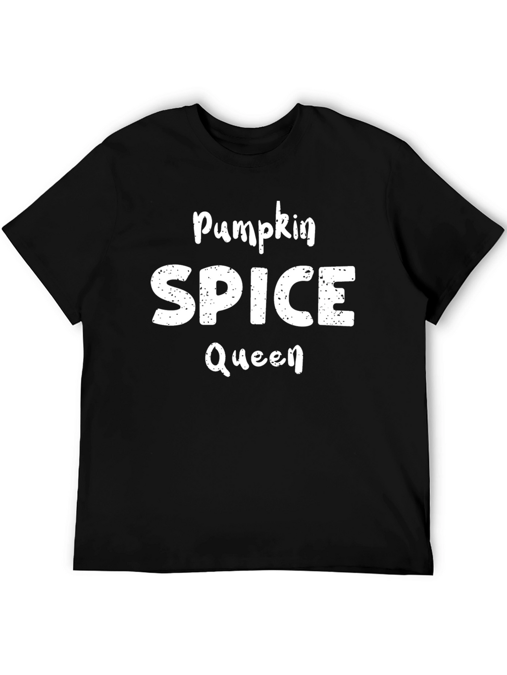 Pumpkin Spice Queen Black T-Shirt