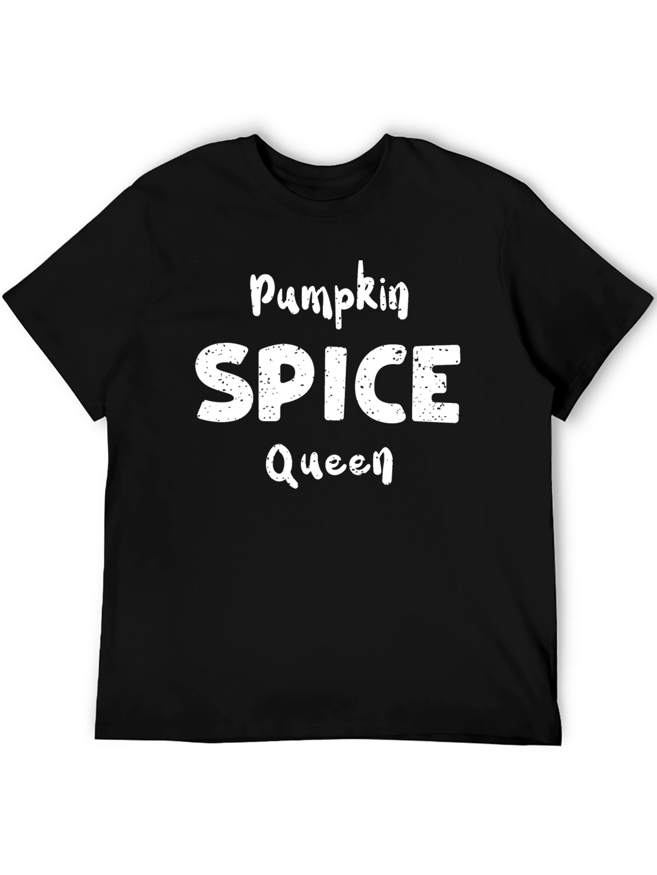 Pumpkin Spice Queen Black T-Shirt