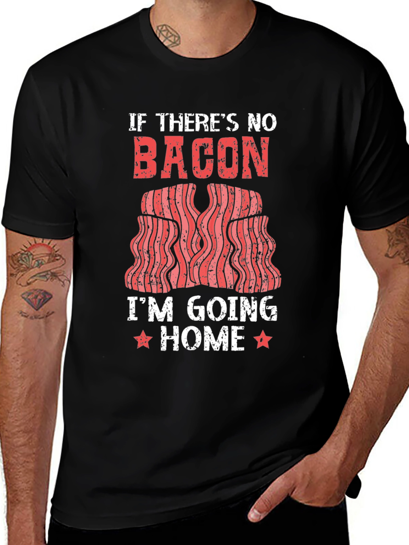 If Theres No Bacon Mens Graphic T-Shirt