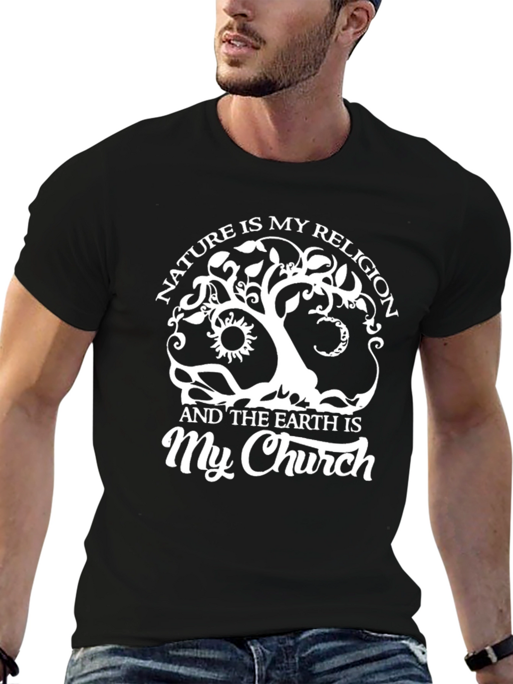 Nature is My Religion T-Shirt - Earth Church Tee