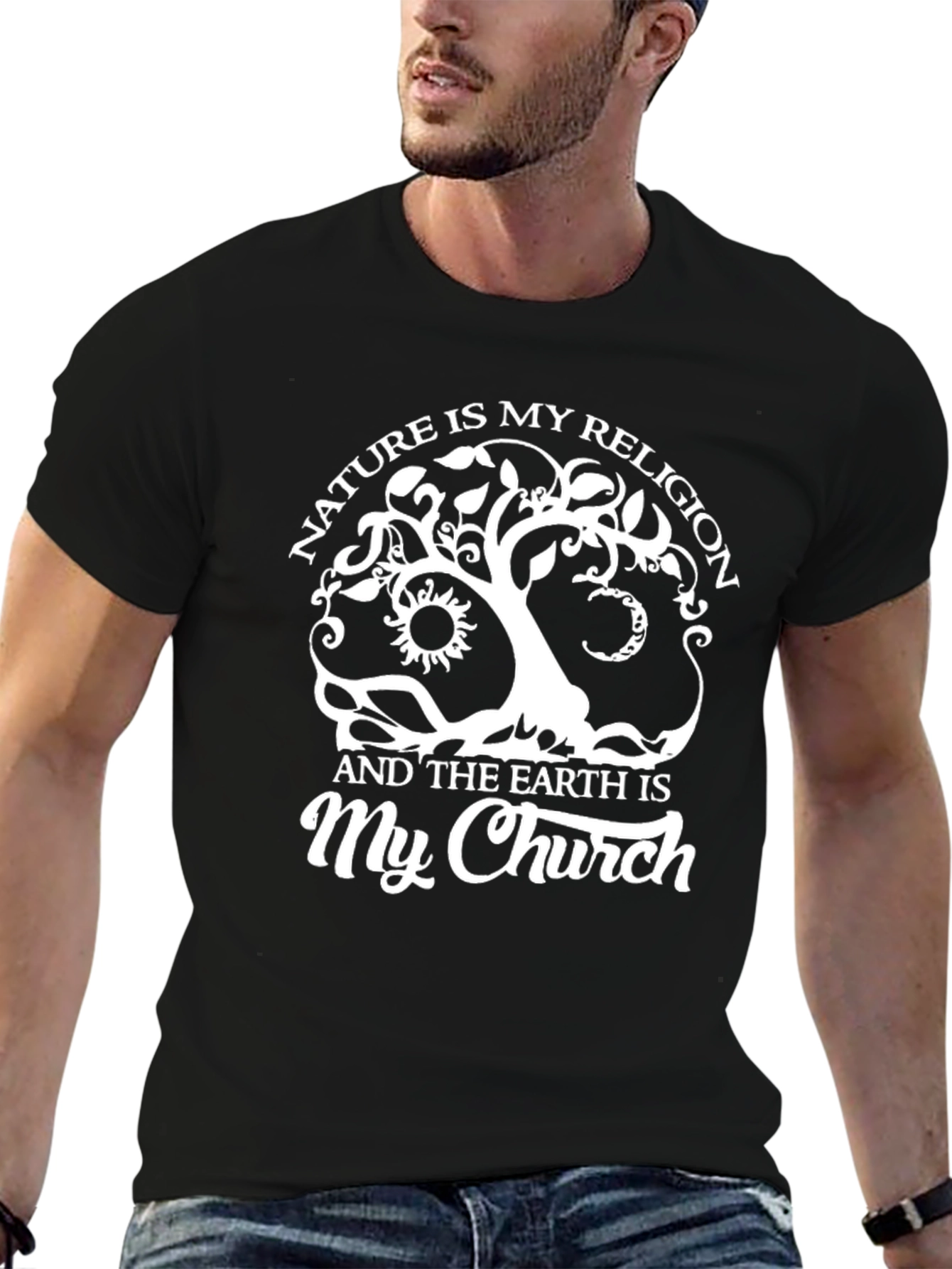 Nature is My Religion T-Shirt - Earth Church Tee