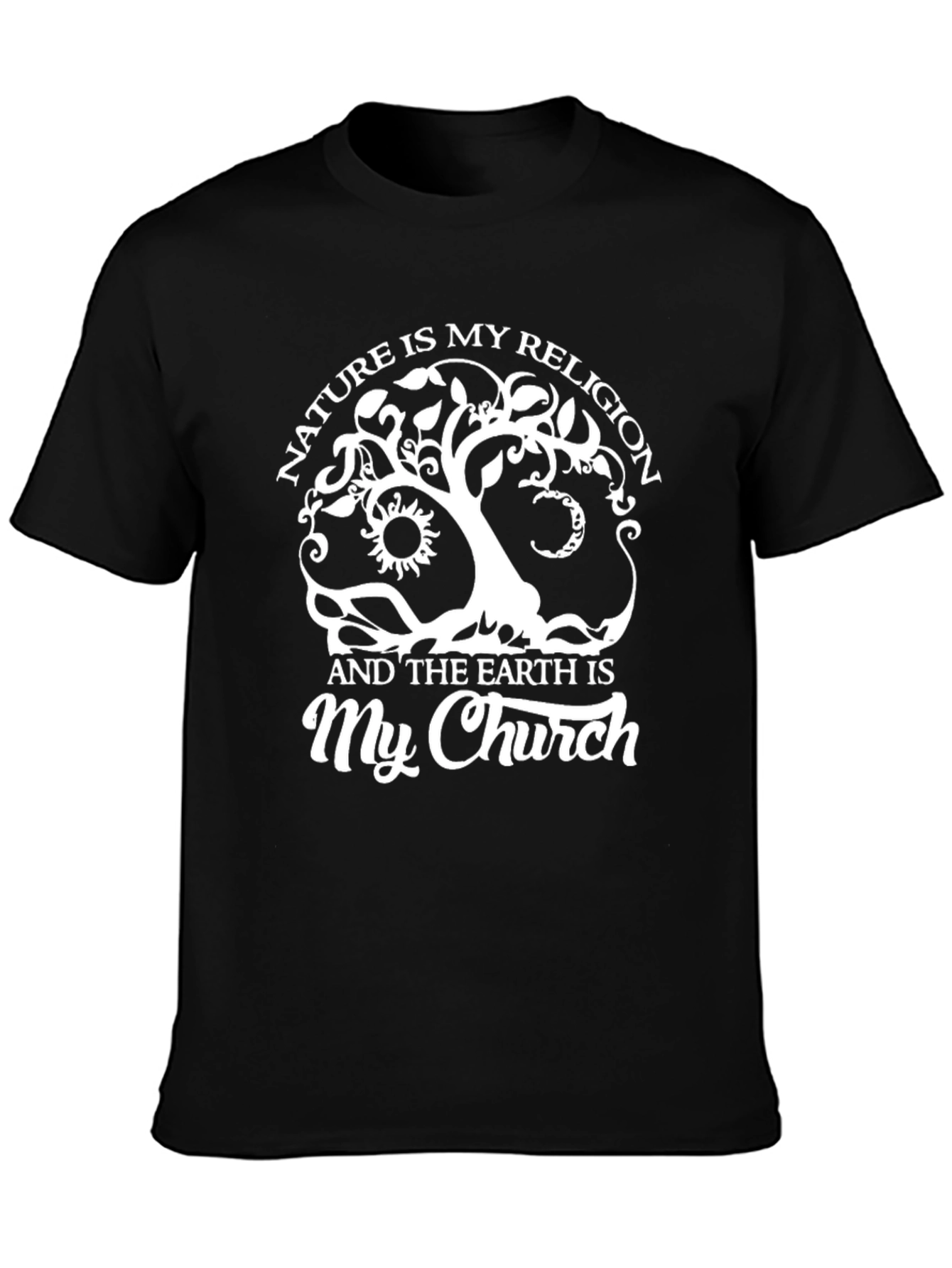 Nature is My Religion T-Shirt - Earth Church Tee