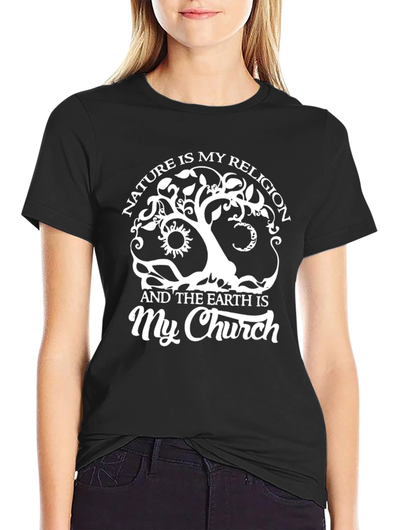 Nature is My Religion T-Shirt - Earth Church Tee