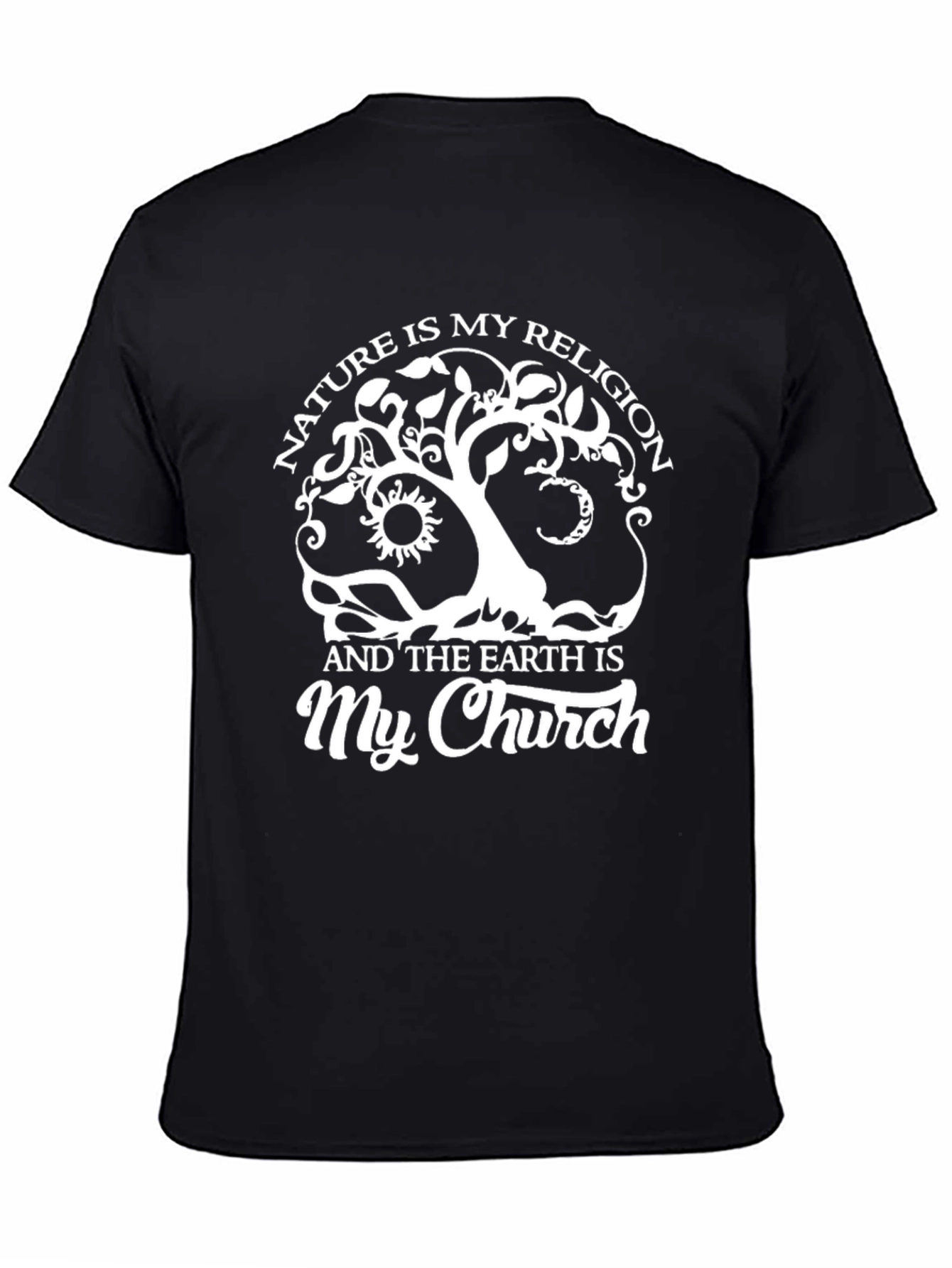 Nature is My Religion T-Shirt - Earth Church Tee