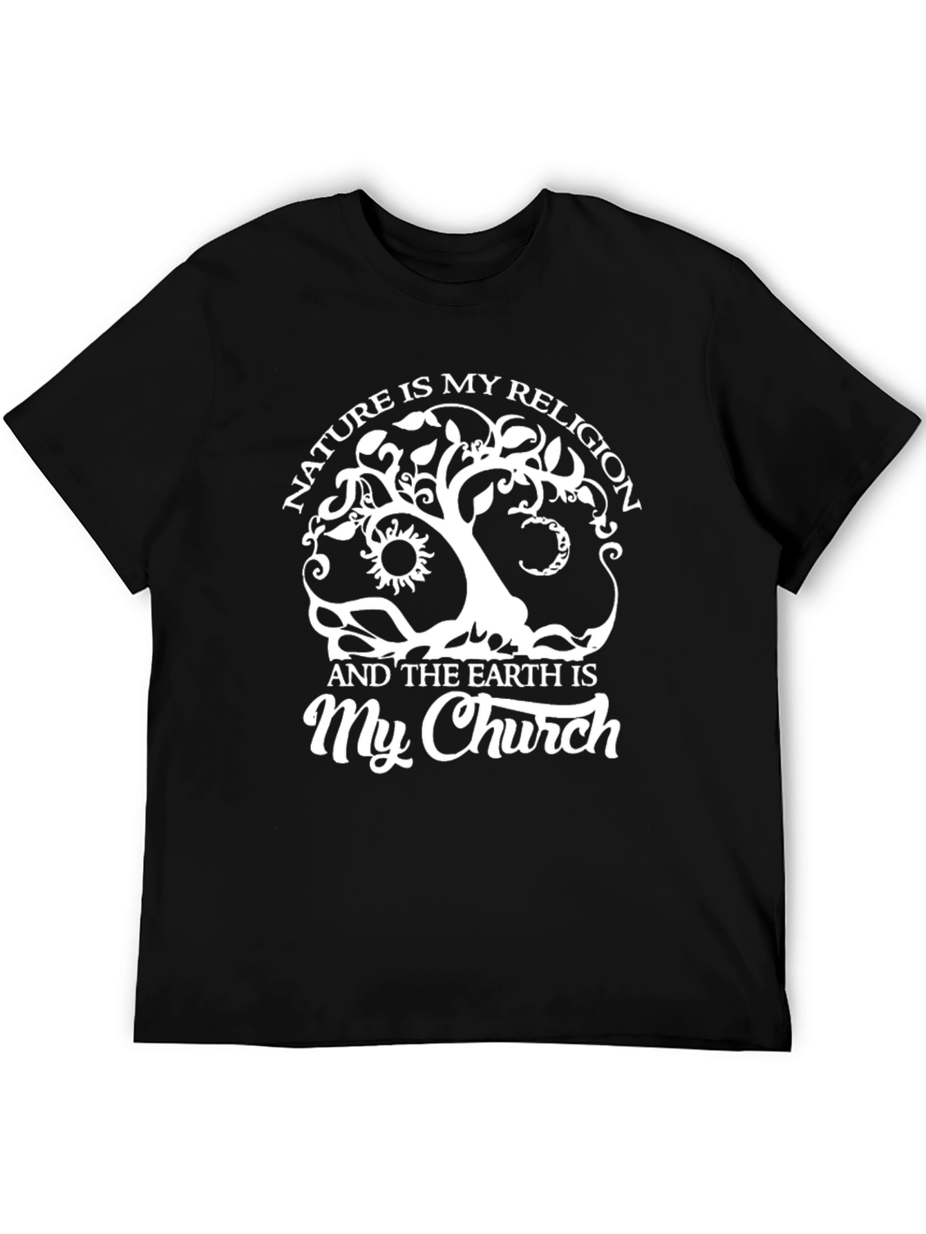 Nature is My Religion T-Shirt - Earth Church Tee