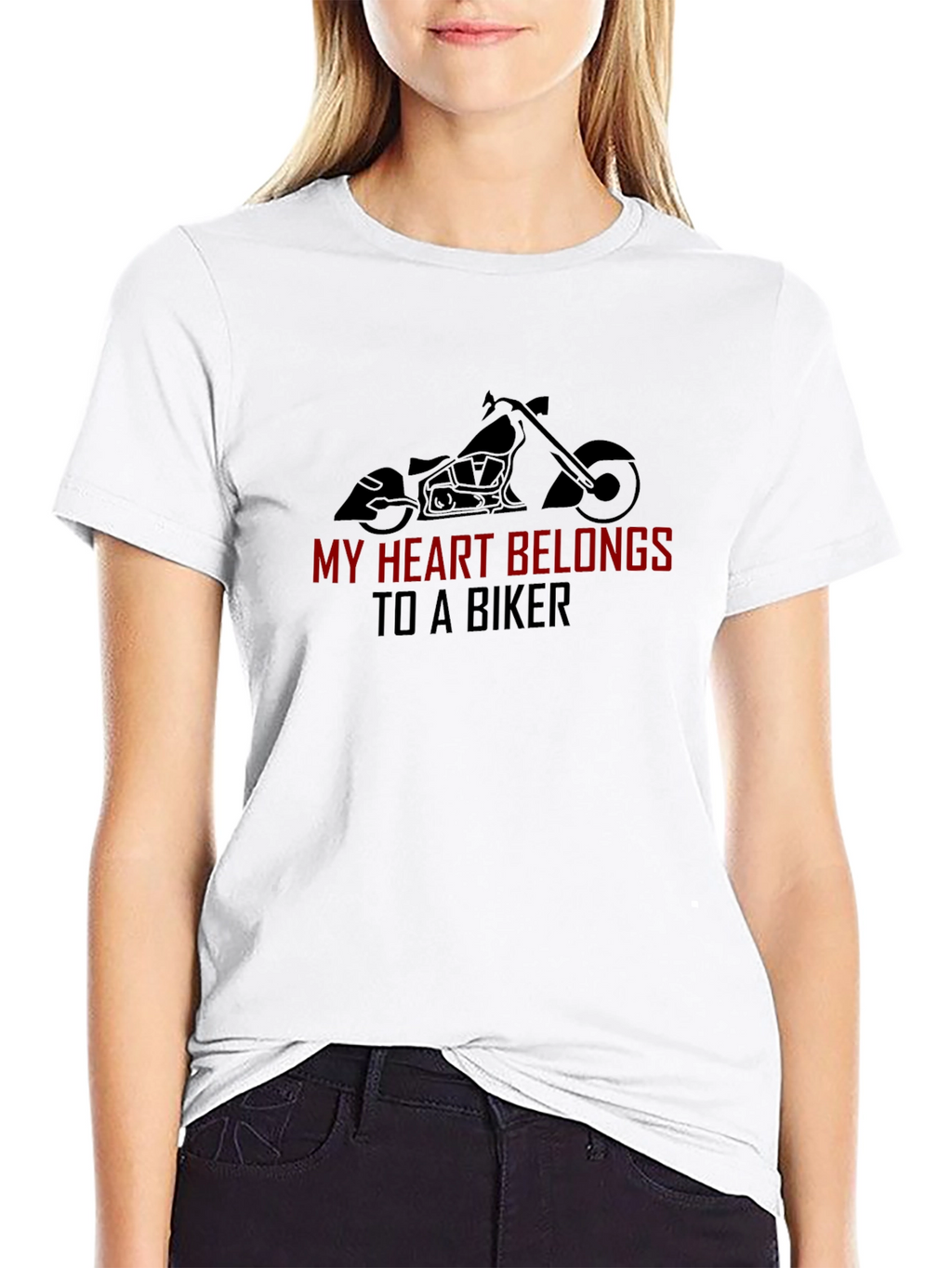 My Heart Belongs to a Biker Tee