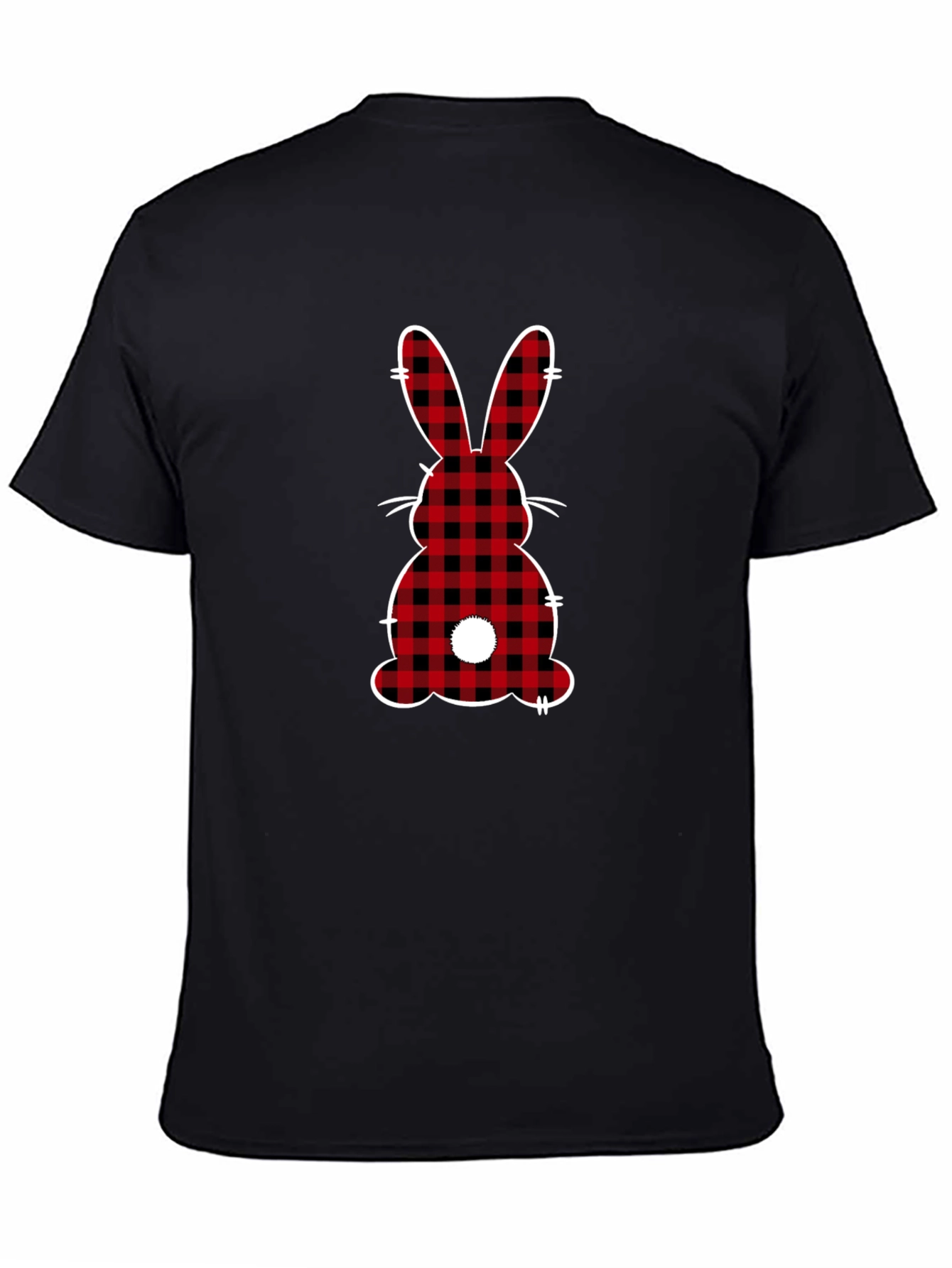 Red Plaid Bunny T-Shirt