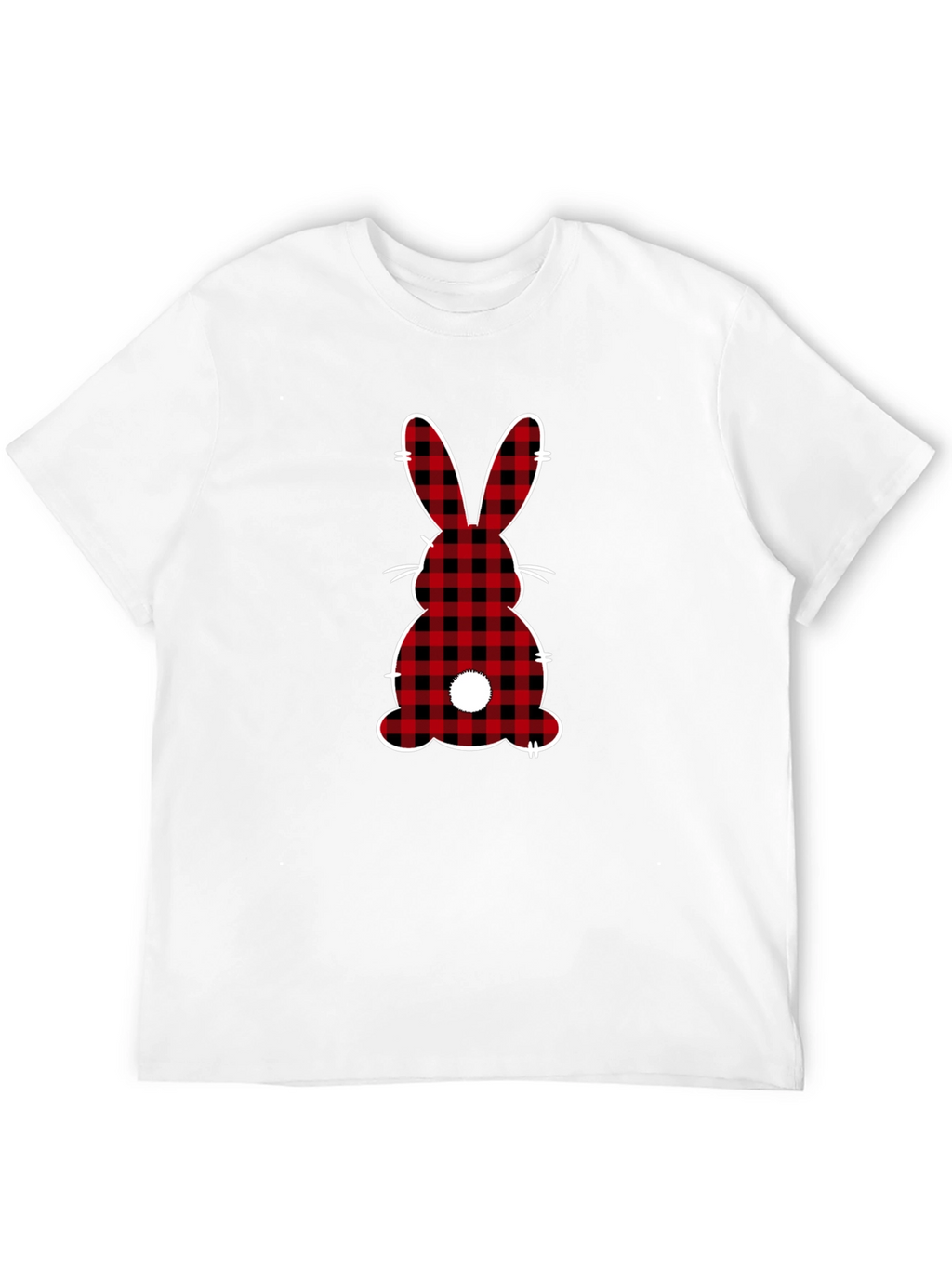 Red Plaid Bunny T-Shirt