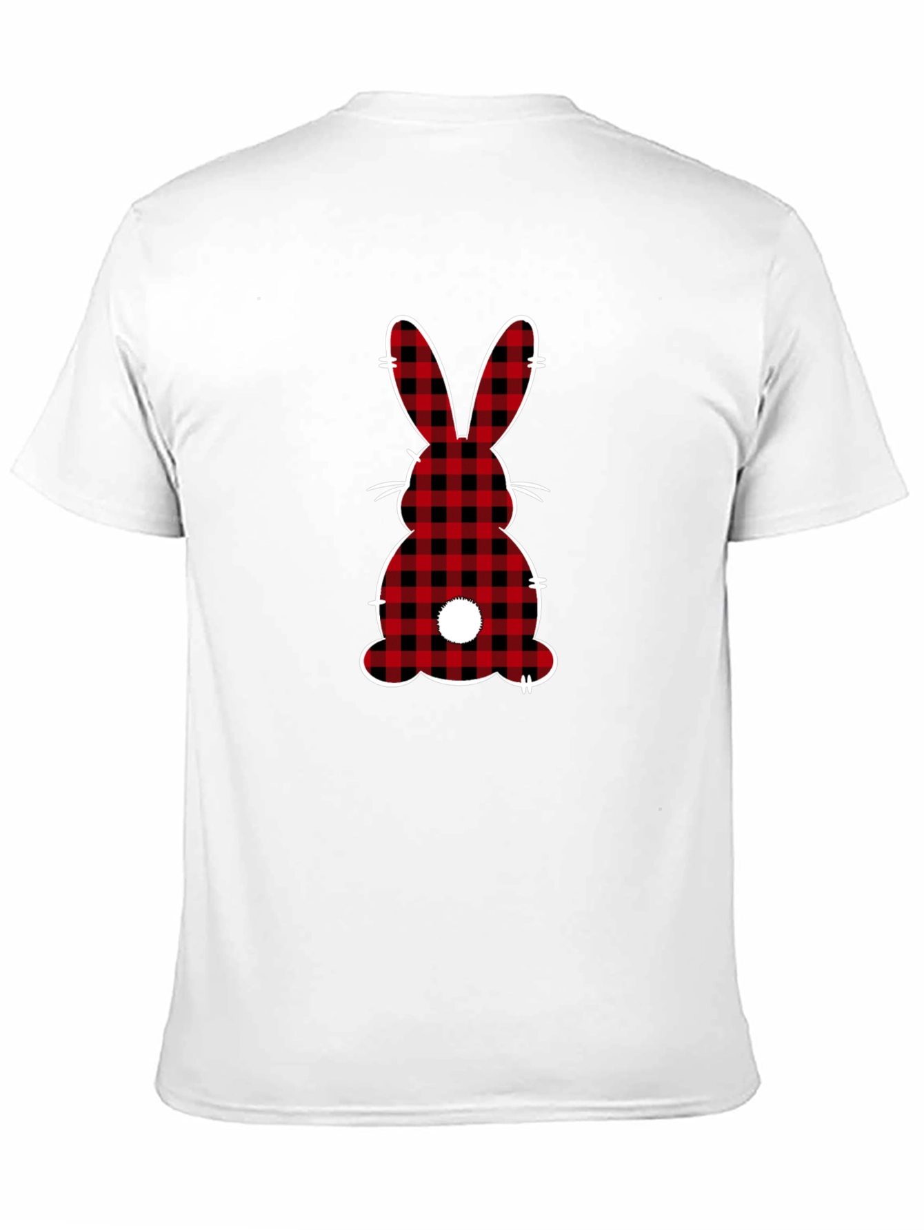 Red Plaid Bunny T-Shirt