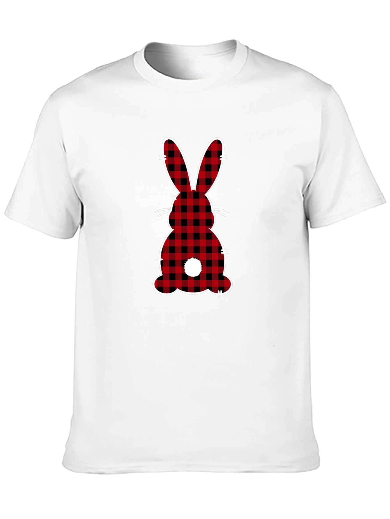 Red Plaid Bunny T-Shirt
