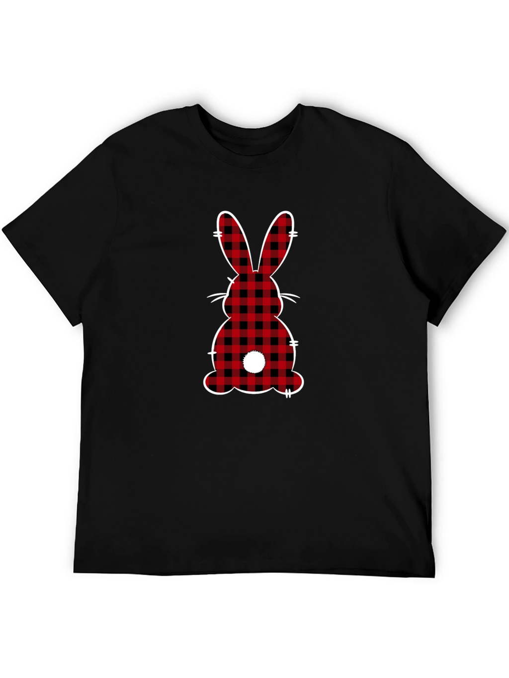 Red Plaid Bunny T-Shirt