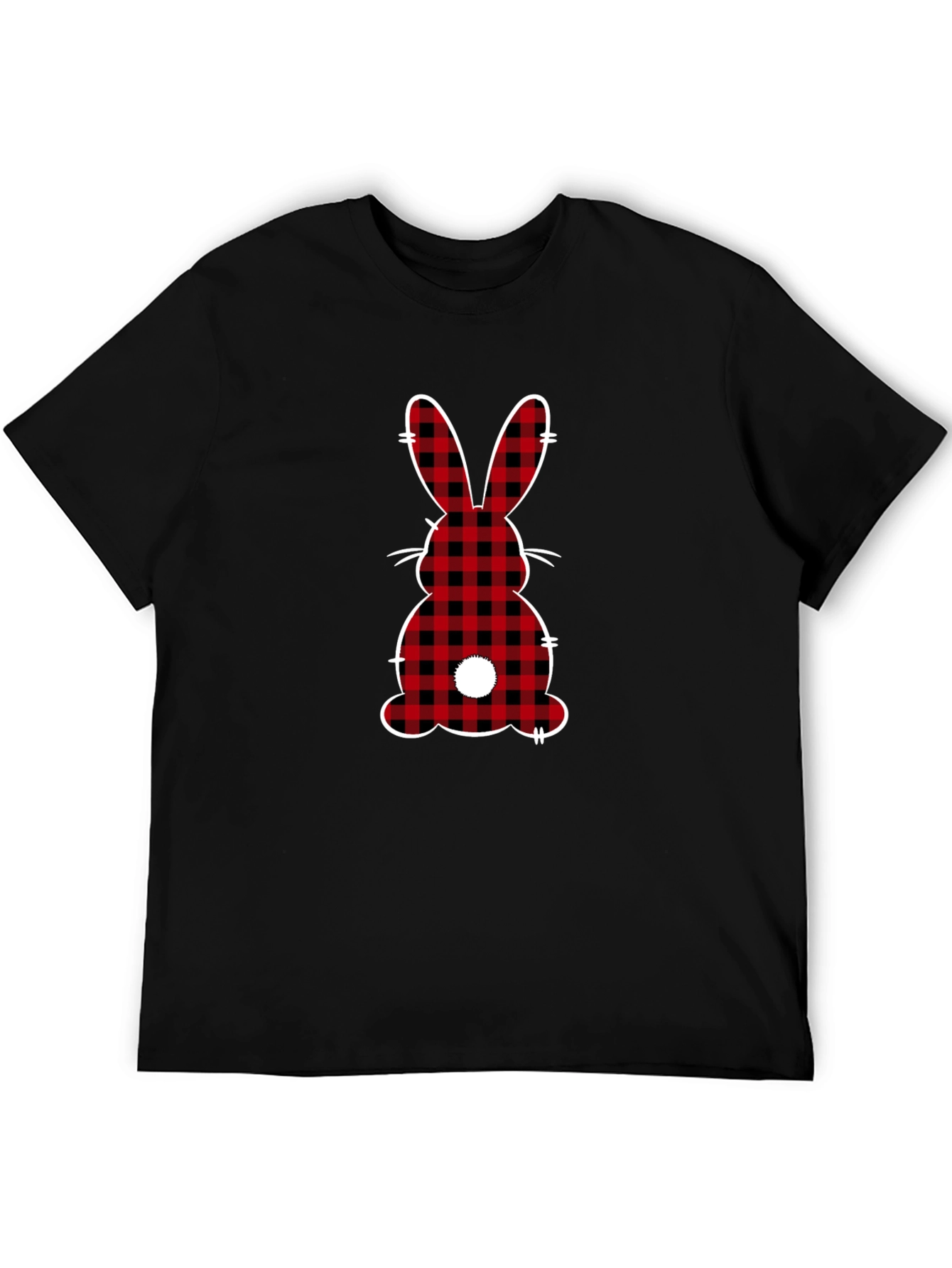 Red Plaid Bunny T-Shirt