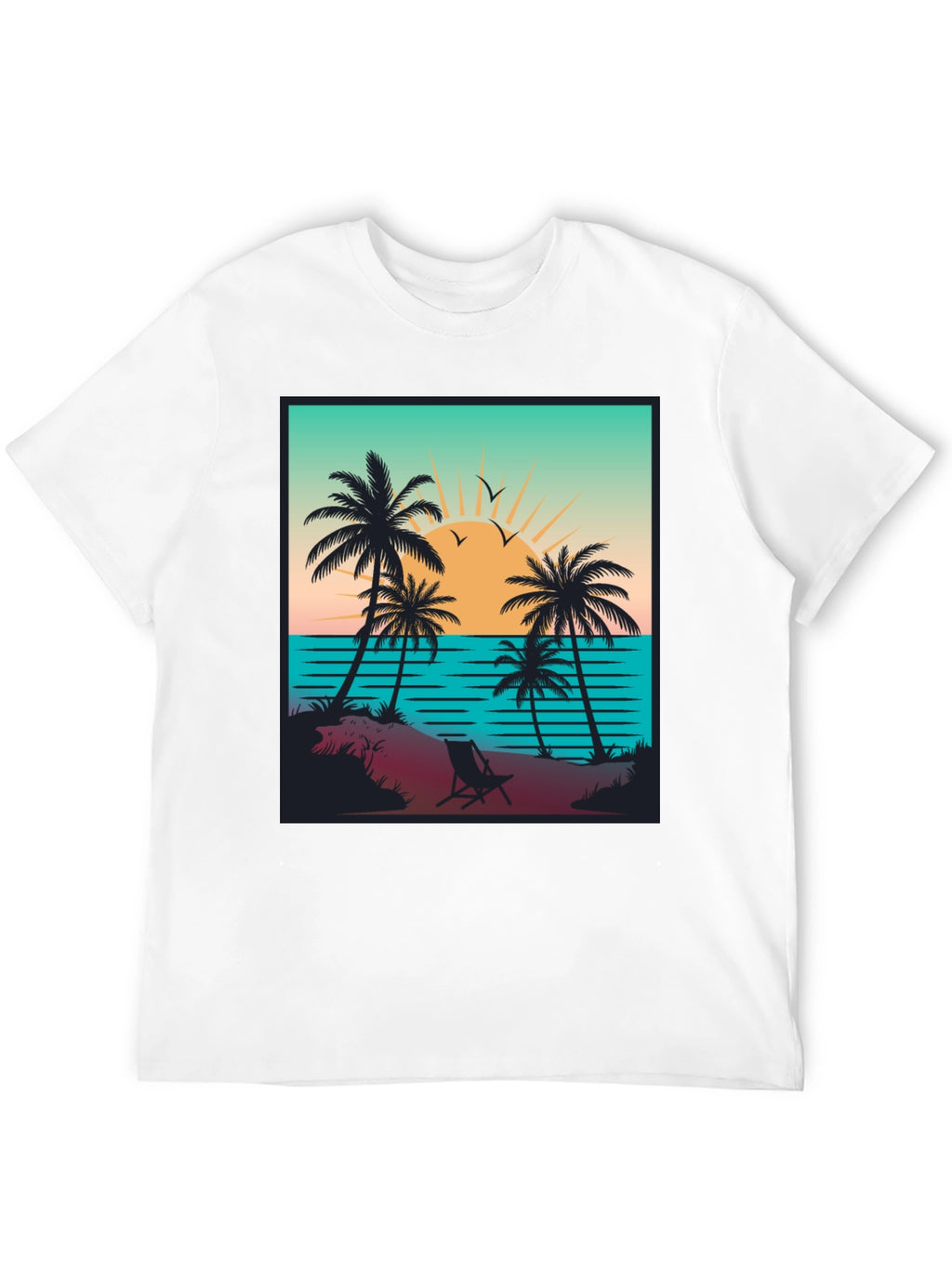 Sunset Beach Graphic Tee - Island Vibes