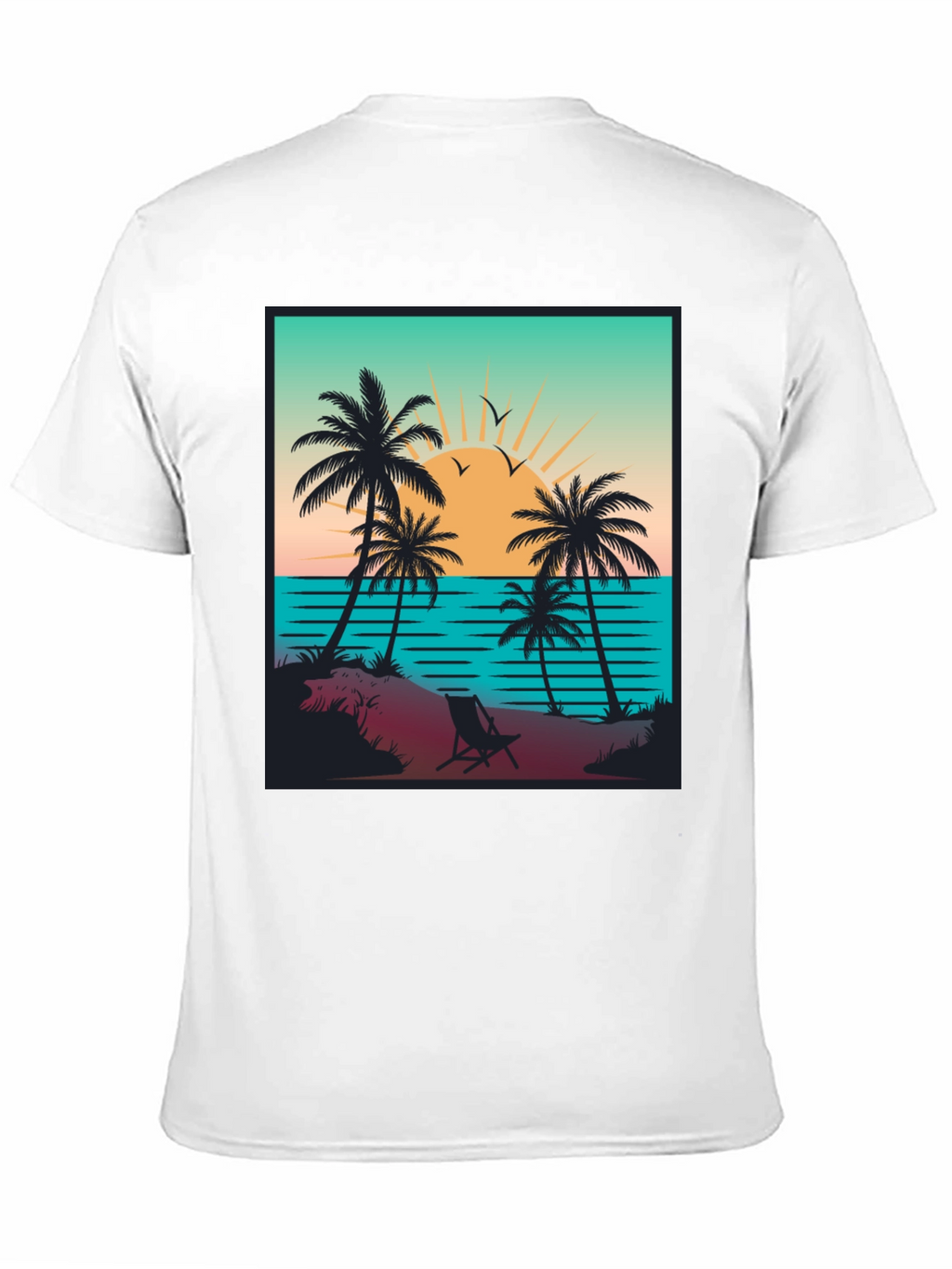 Sunset Beach Graphic Tee - Island Vibes