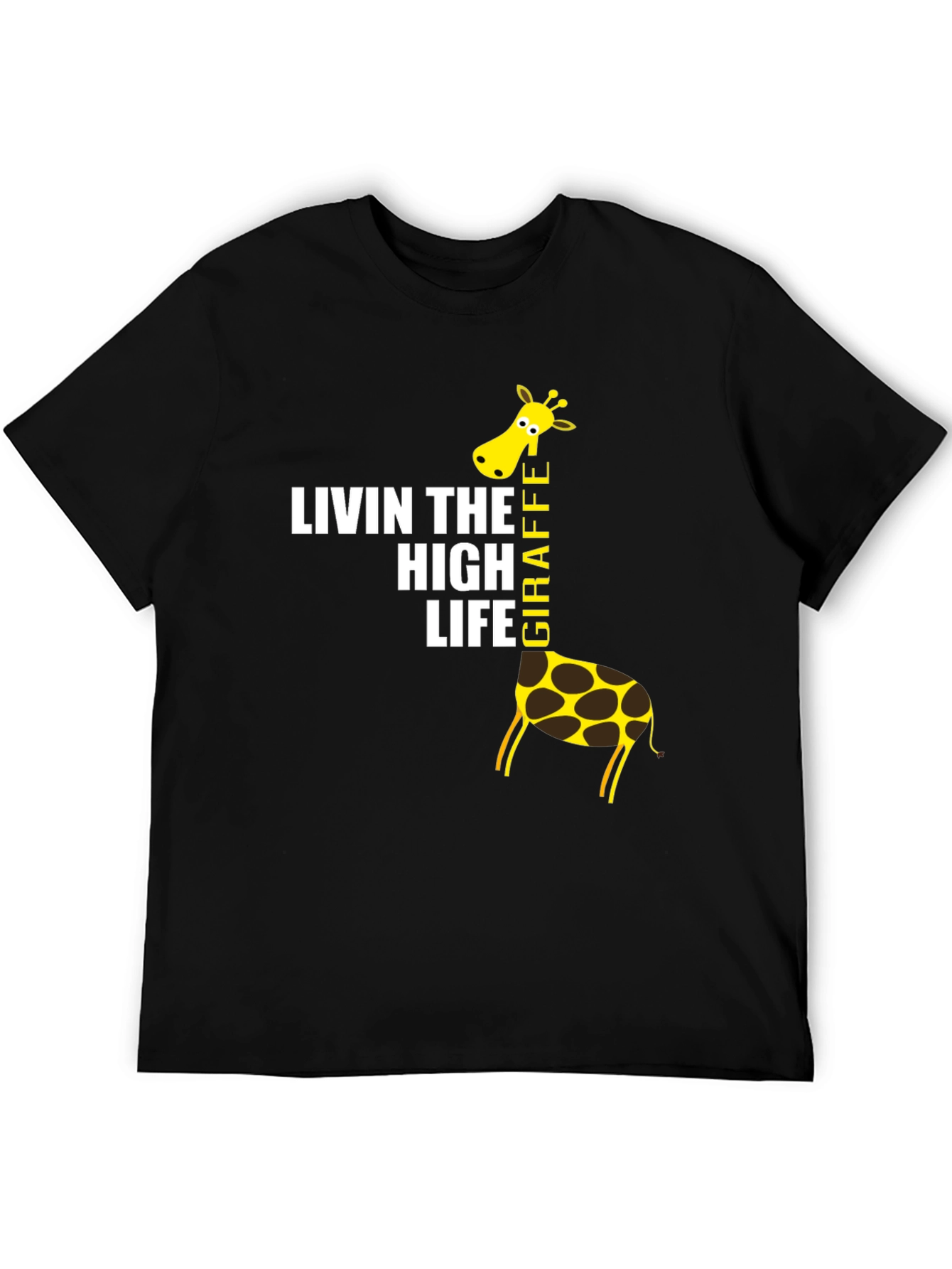 Living The High Life Giraffe T-Shirt