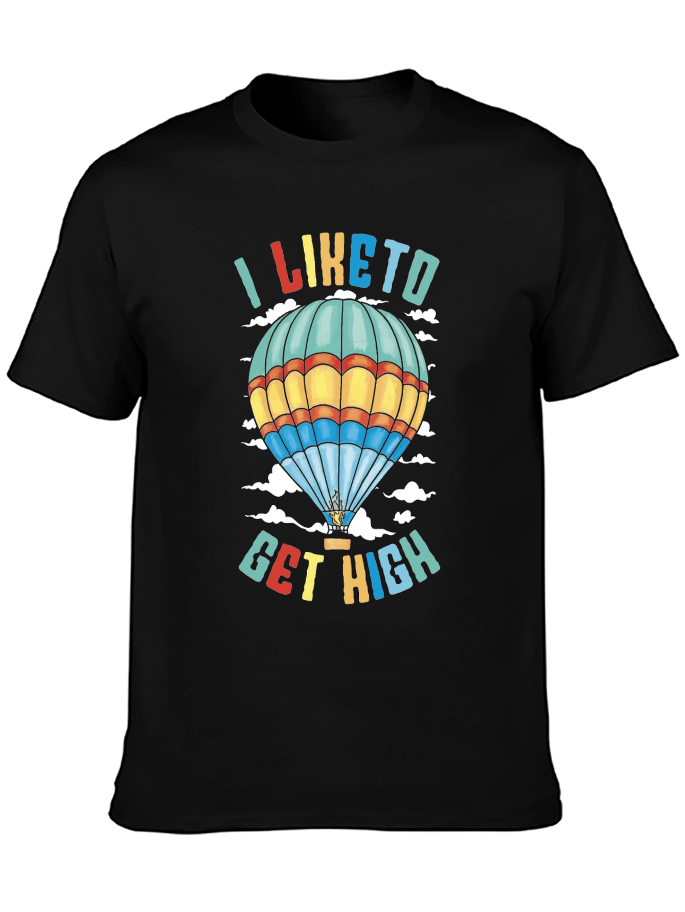 I Like to Get High Hot Air Balloon T-Shirt