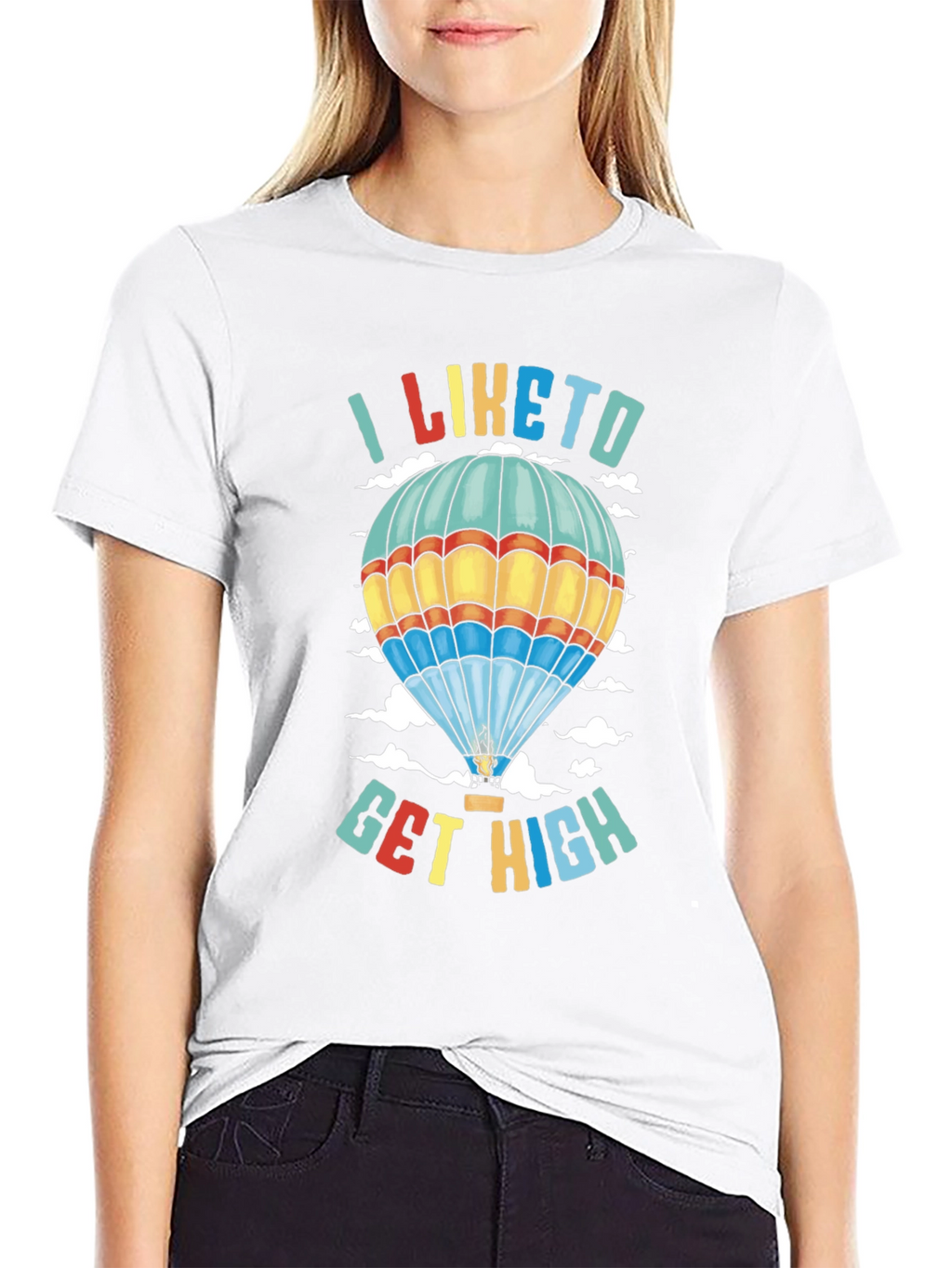 I Like to Get High Hot Air Balloon T-Shirt