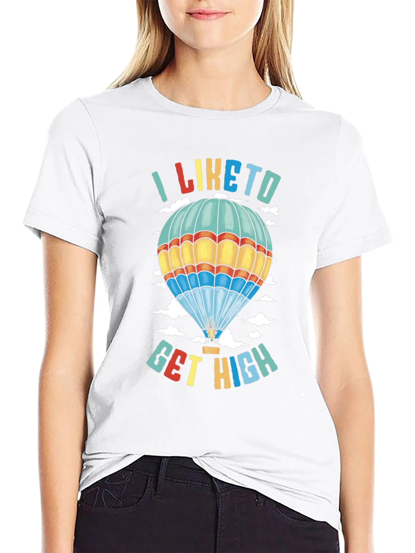 I Like to Get High Hot Air Balloon T-Shirt