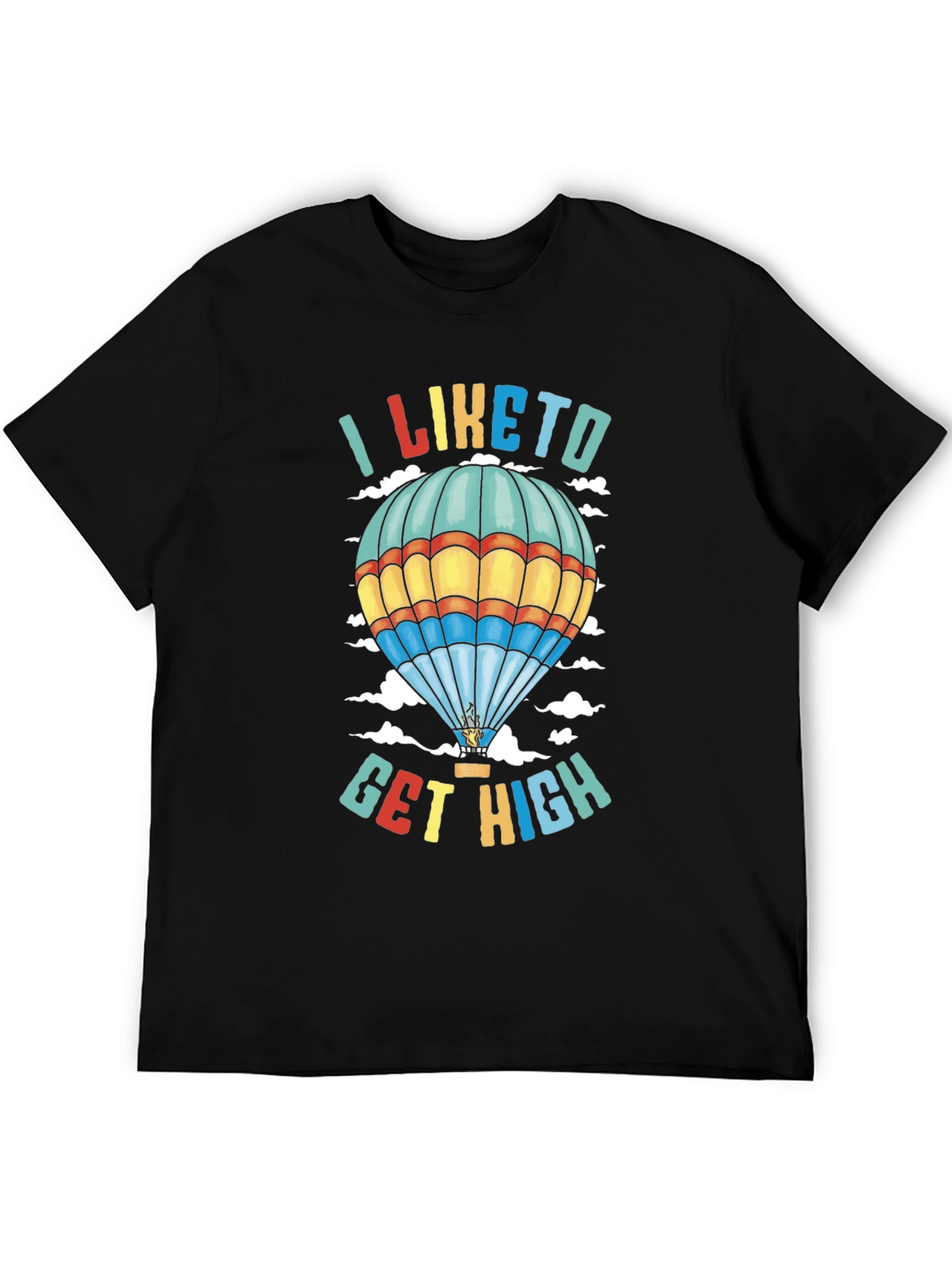 I Like to Get High Hot Air Balloon T-Shirt