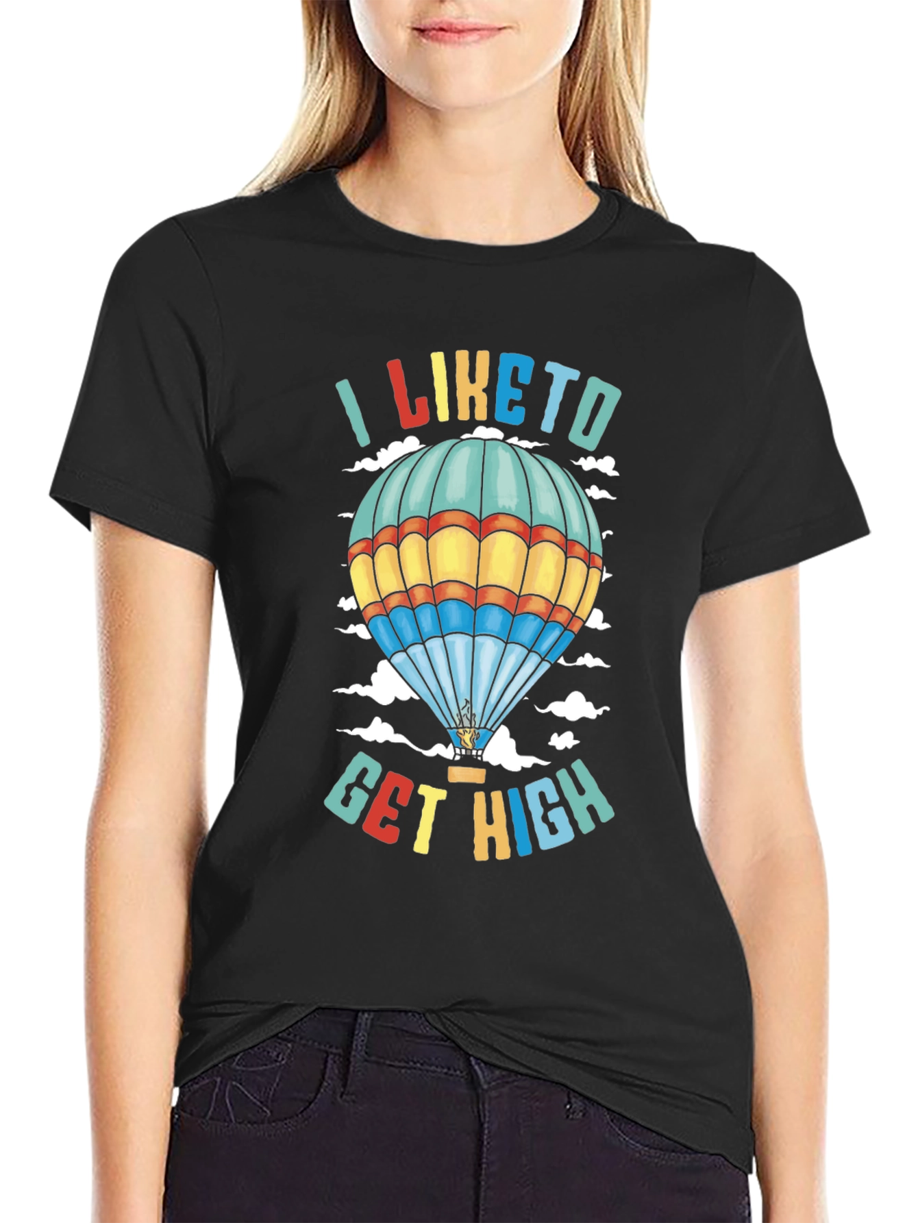 I Like to Get High Hot Air Balloon T-Shirt