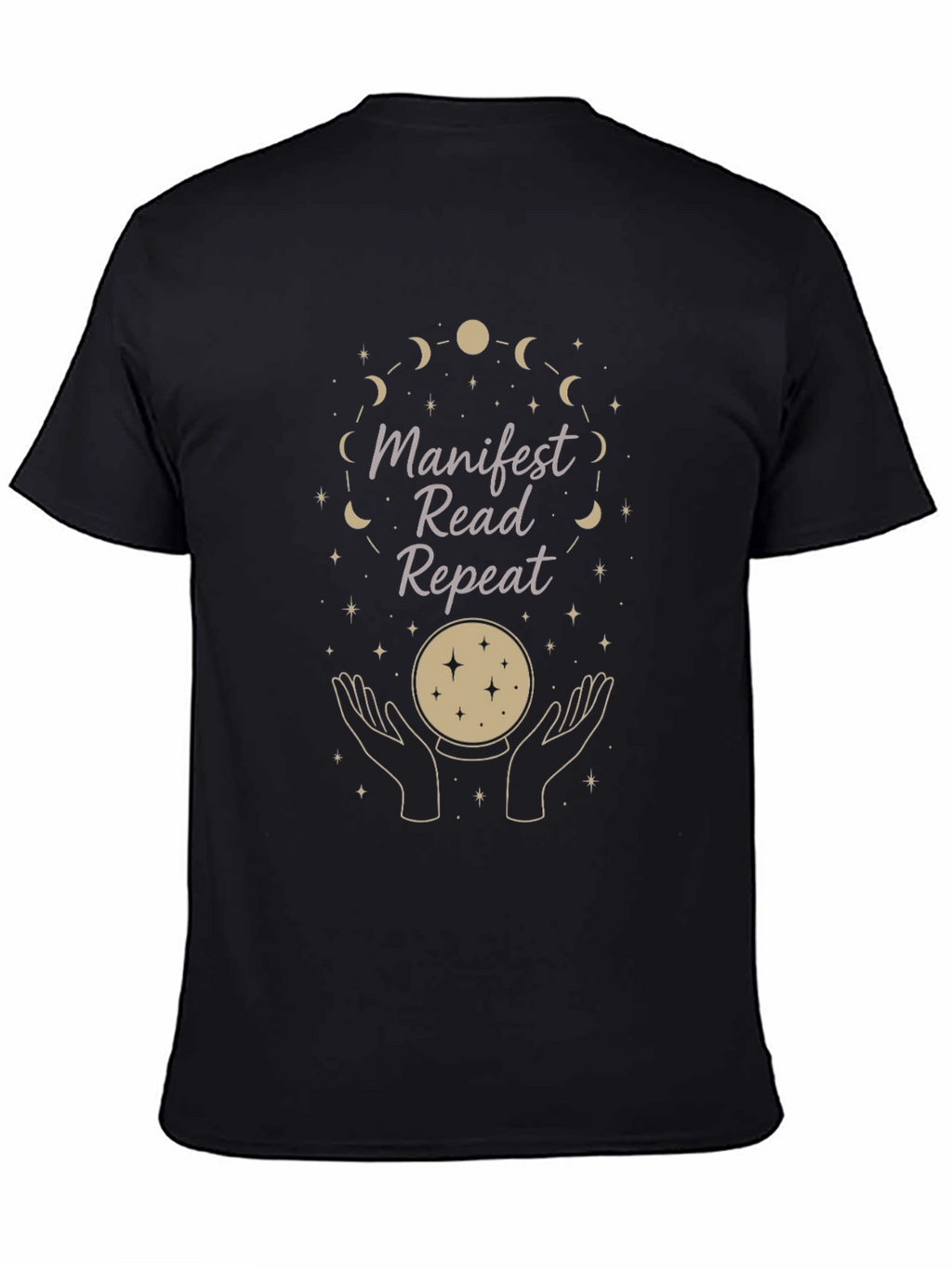 Manifest Read Repeat Graphic Tee - Stylish Spiritual Shirt