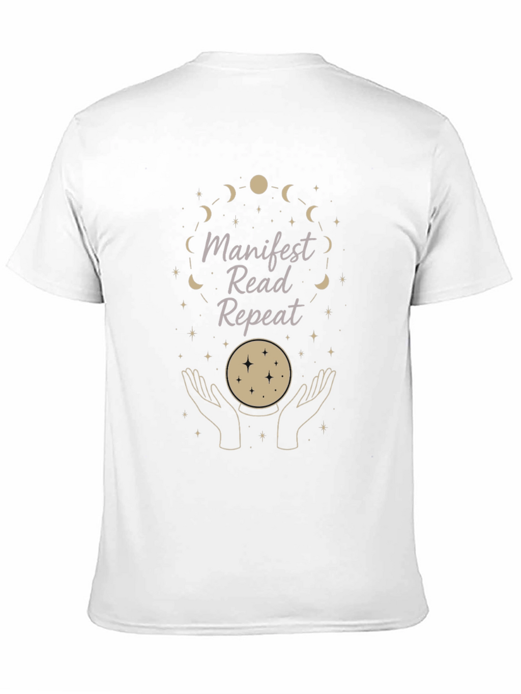 Manifest Read Repeat Graphic Tee - Stylish Spiritual Shirt