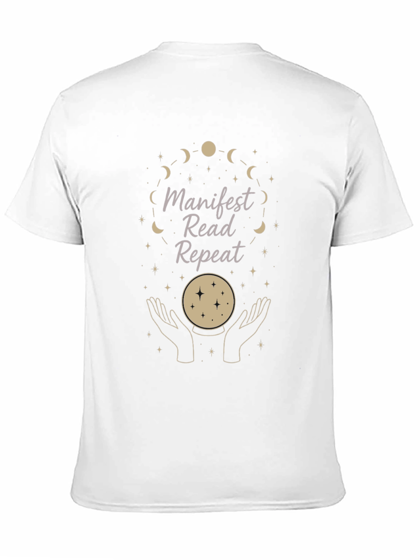 Manifest Read Repeat Graphic Tee - Stylish Spiritual Shirt