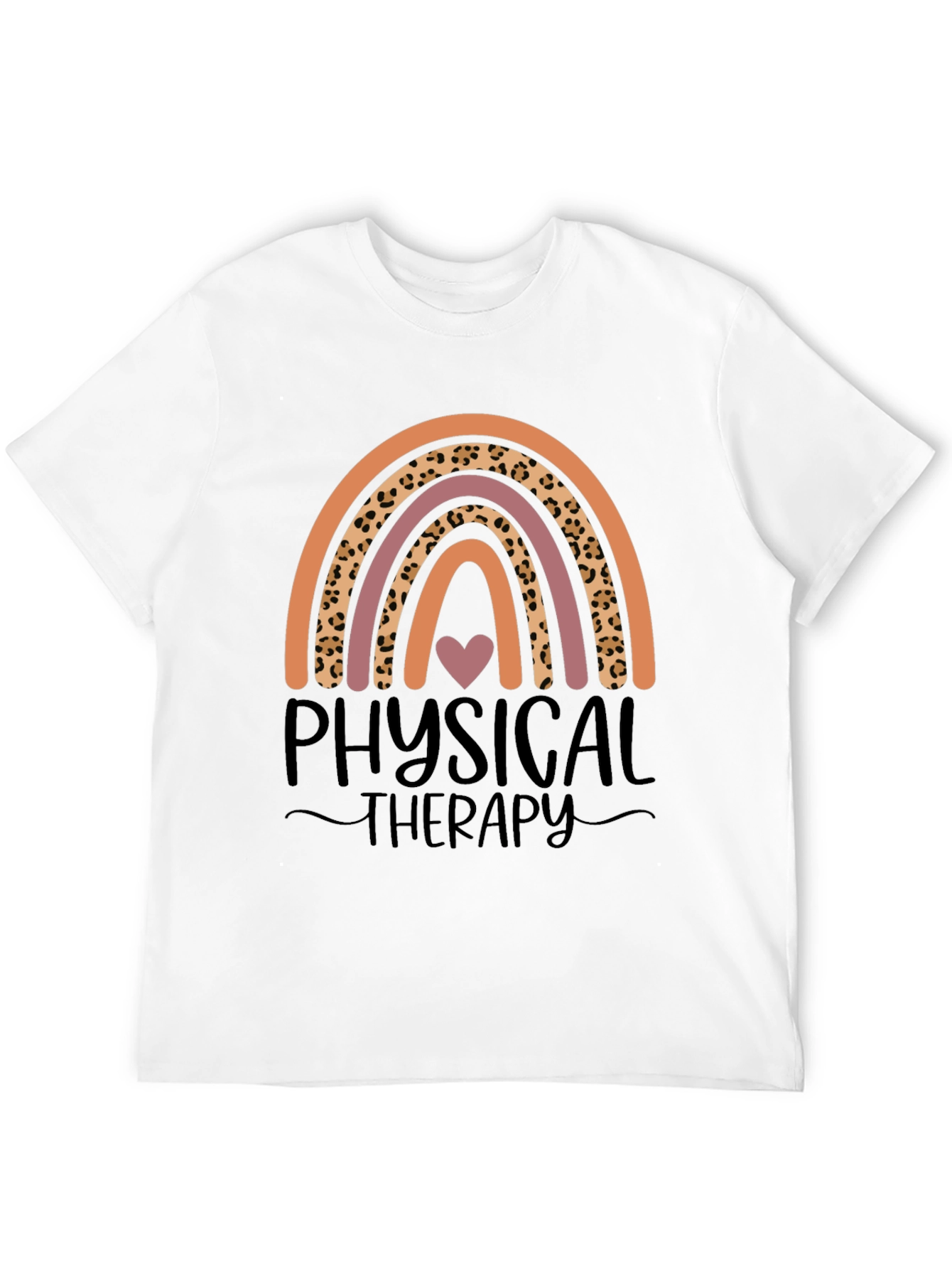 Physical Therapy Rainbow Graphic Tee