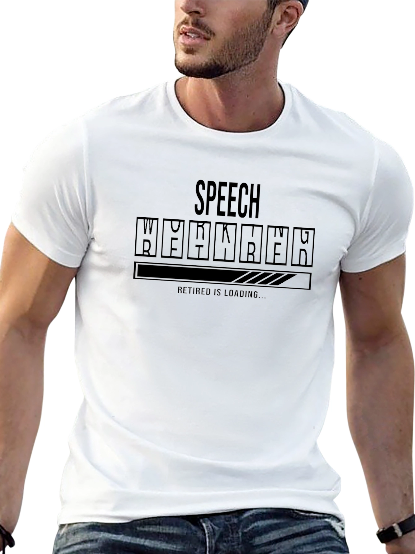 Speech Worker Retirement Loading T-Shirt