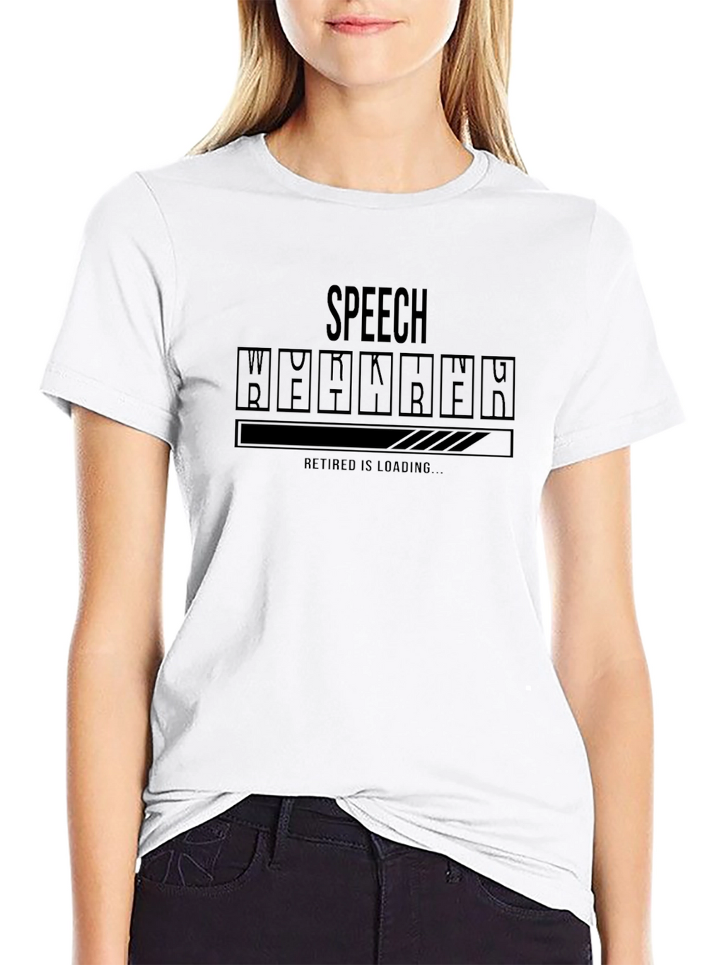 Speech Worker Retirement Loading T-Shirt