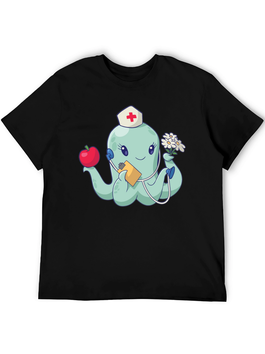 Octopus Nurse Graphic T-Shirt