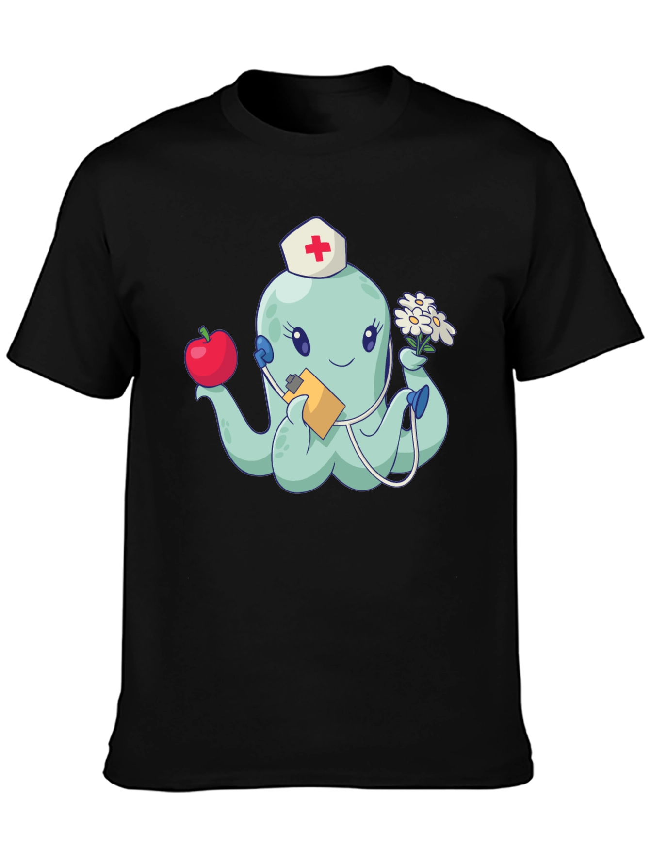 Octopus Nurse Graphic T-Shirt